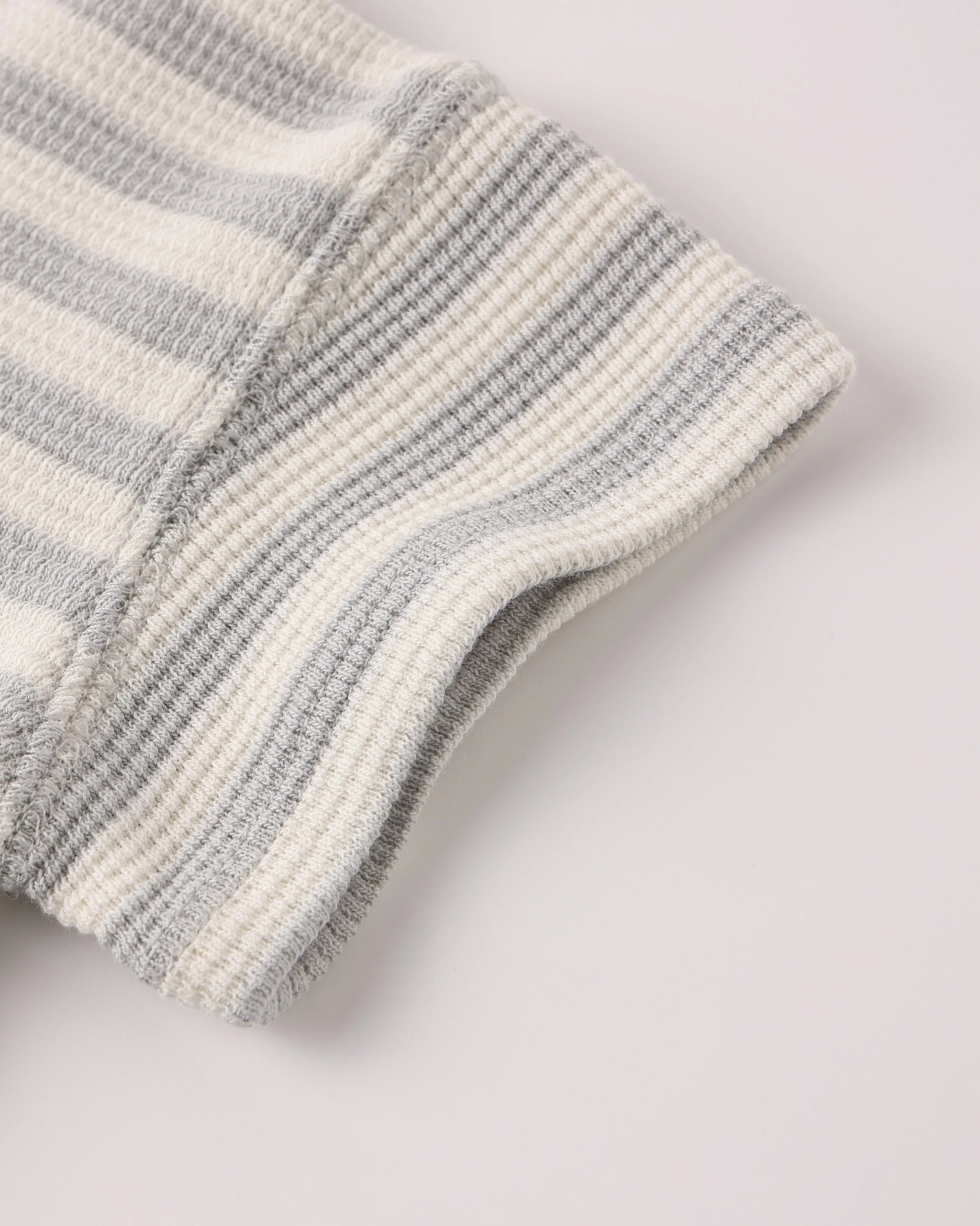 Waffle Tee + Short Set Sky Stripe - Image 7