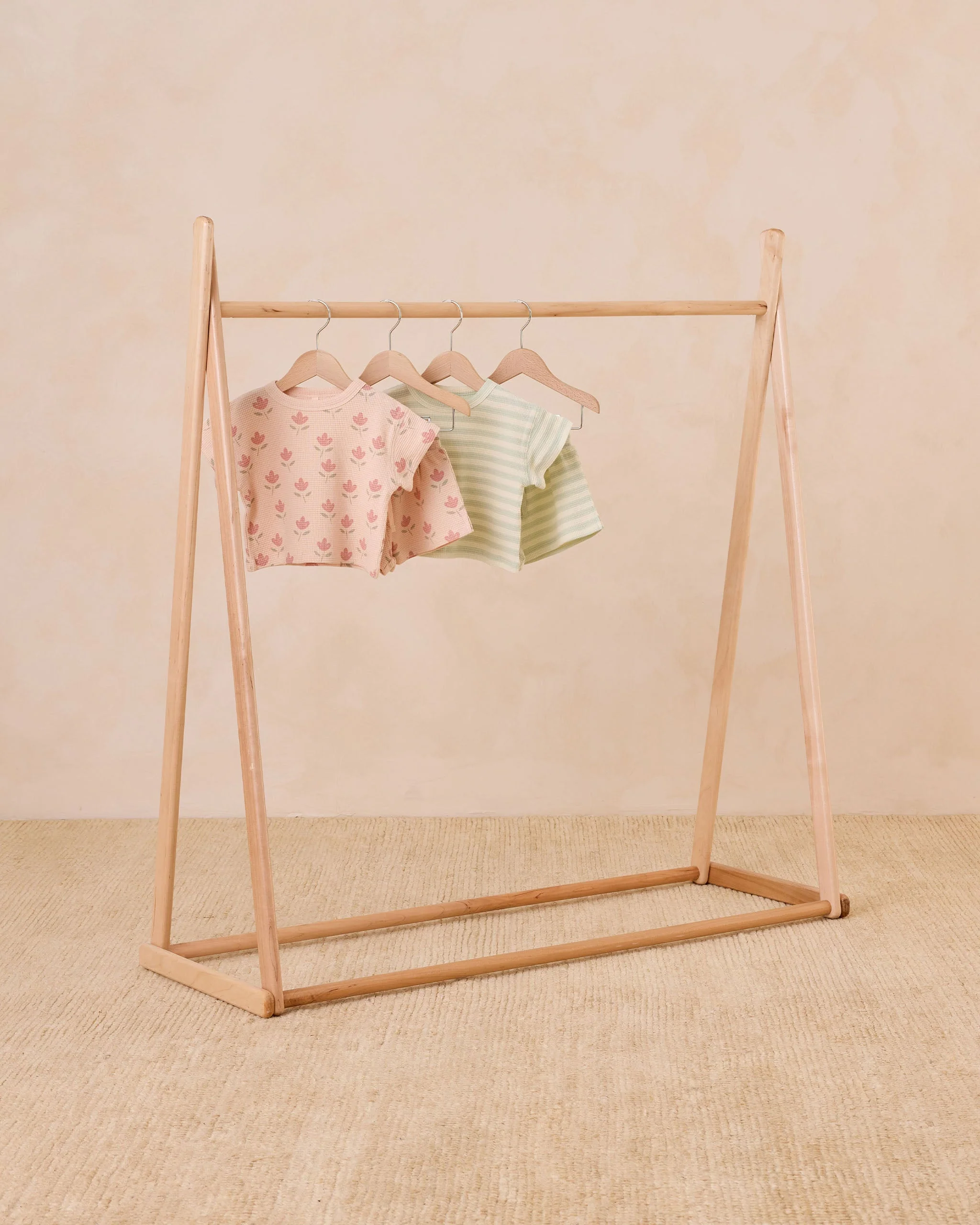 Waffle Tee + Short Set || Tulips - Image 3