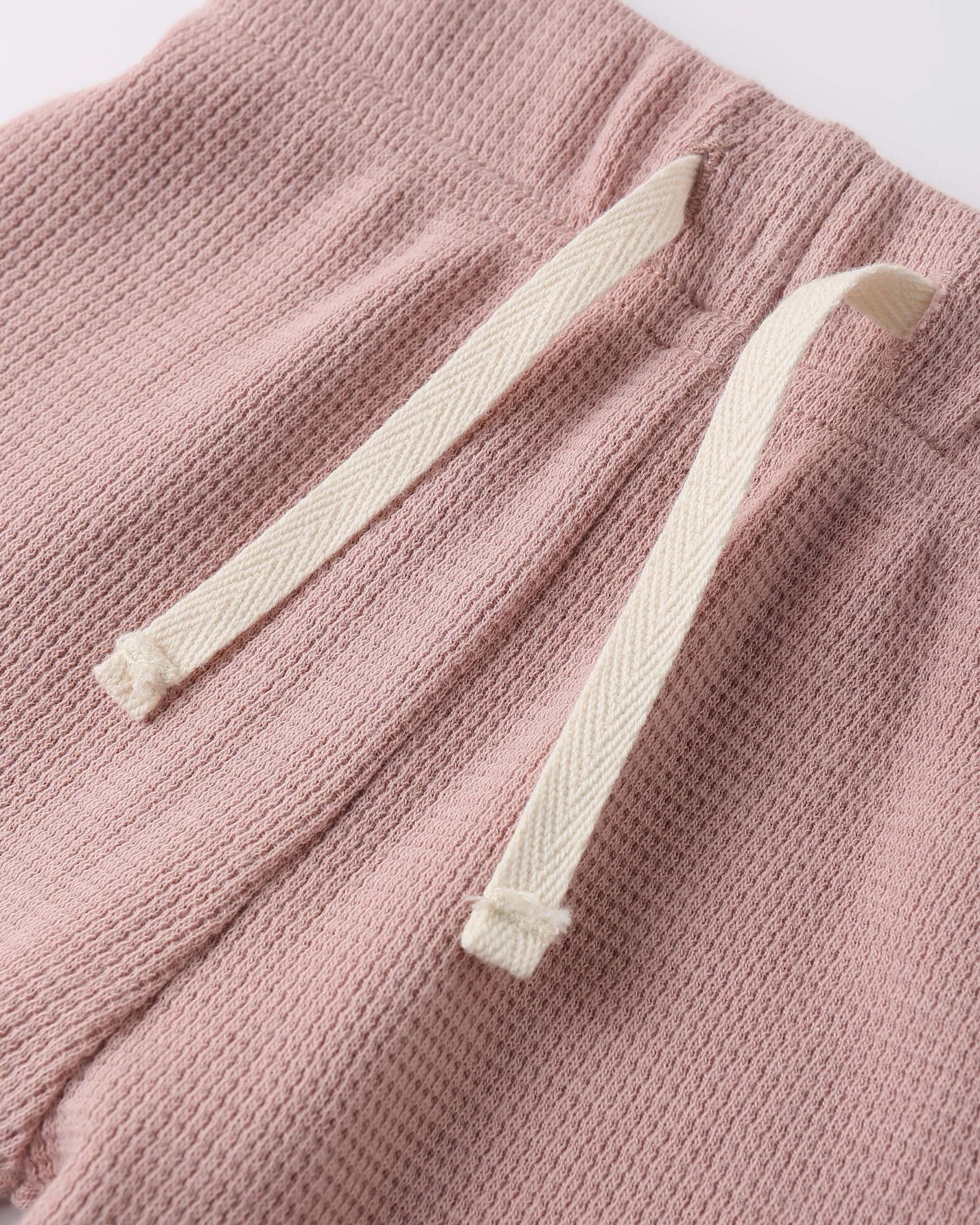 Waffle Top Pant Set Mauve - Image 8