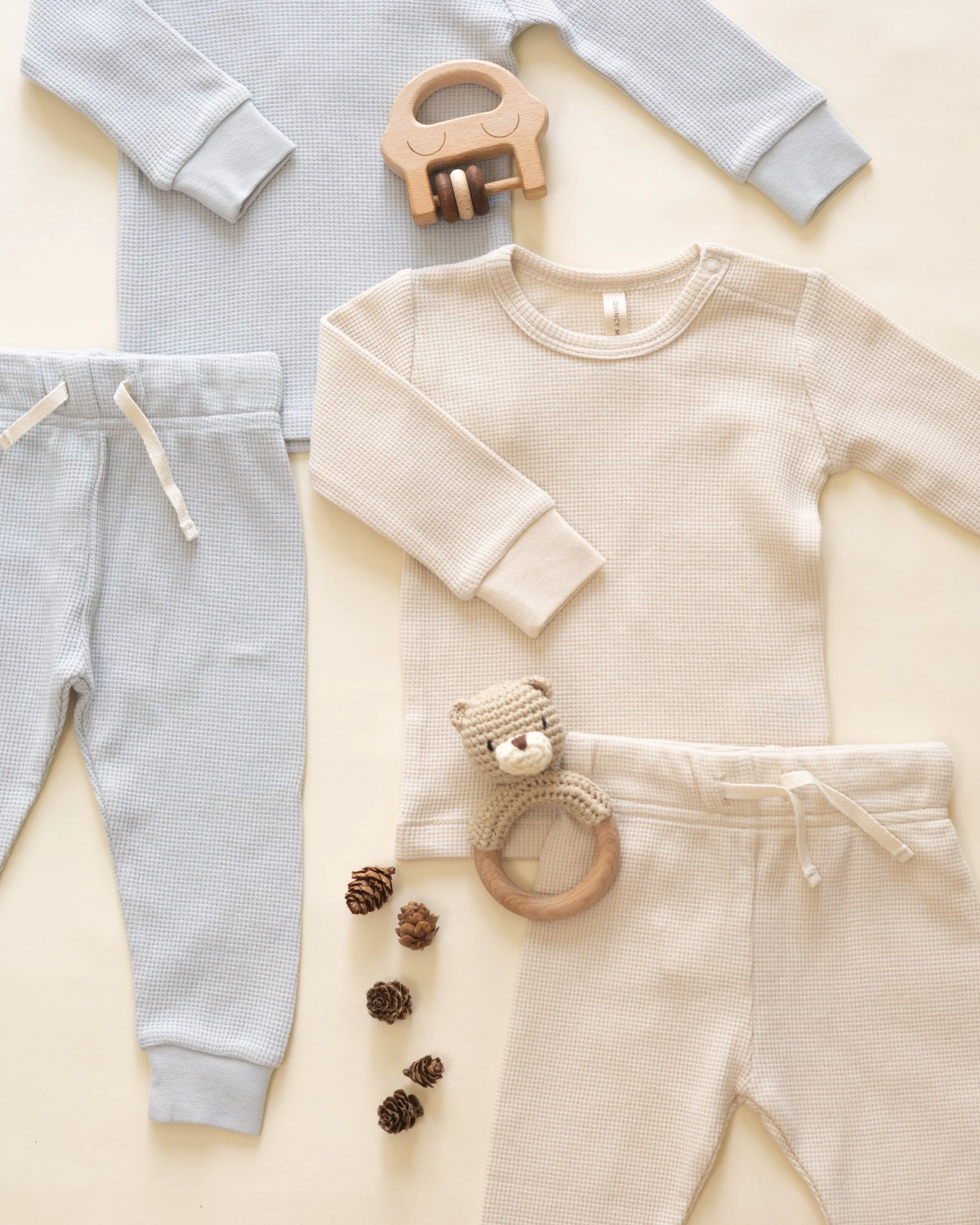 *Waffle Top + Pant Set || Natural* - Image 6