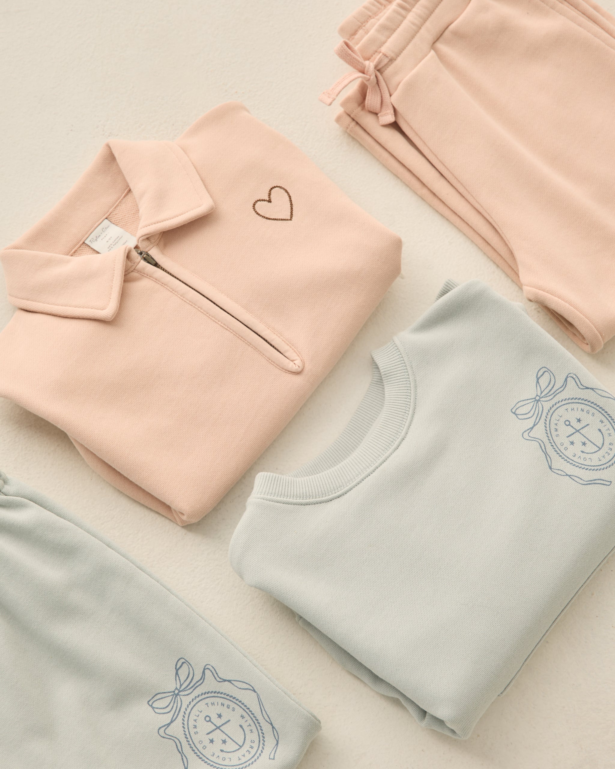 Wide Leg Sweatpant Blush - Image 7