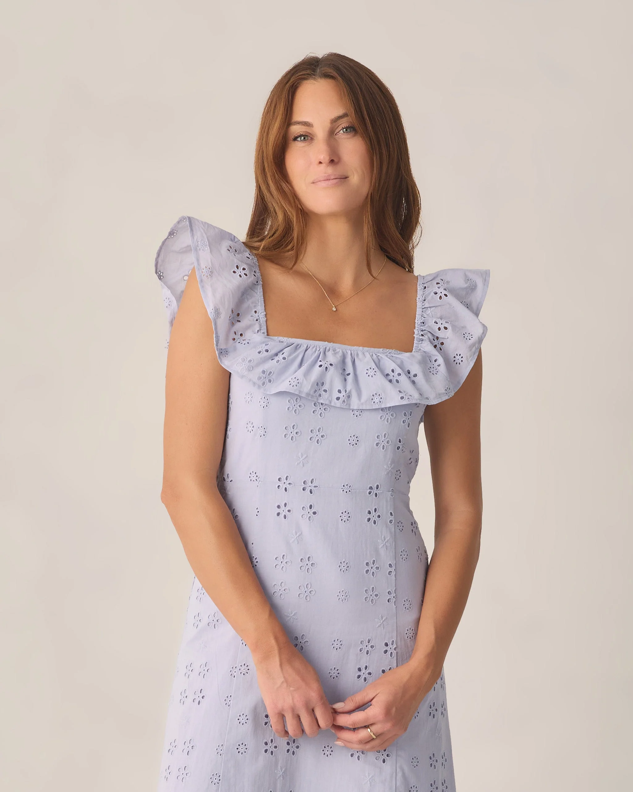 Women's Bianca Dress Periwinkle - Image 5