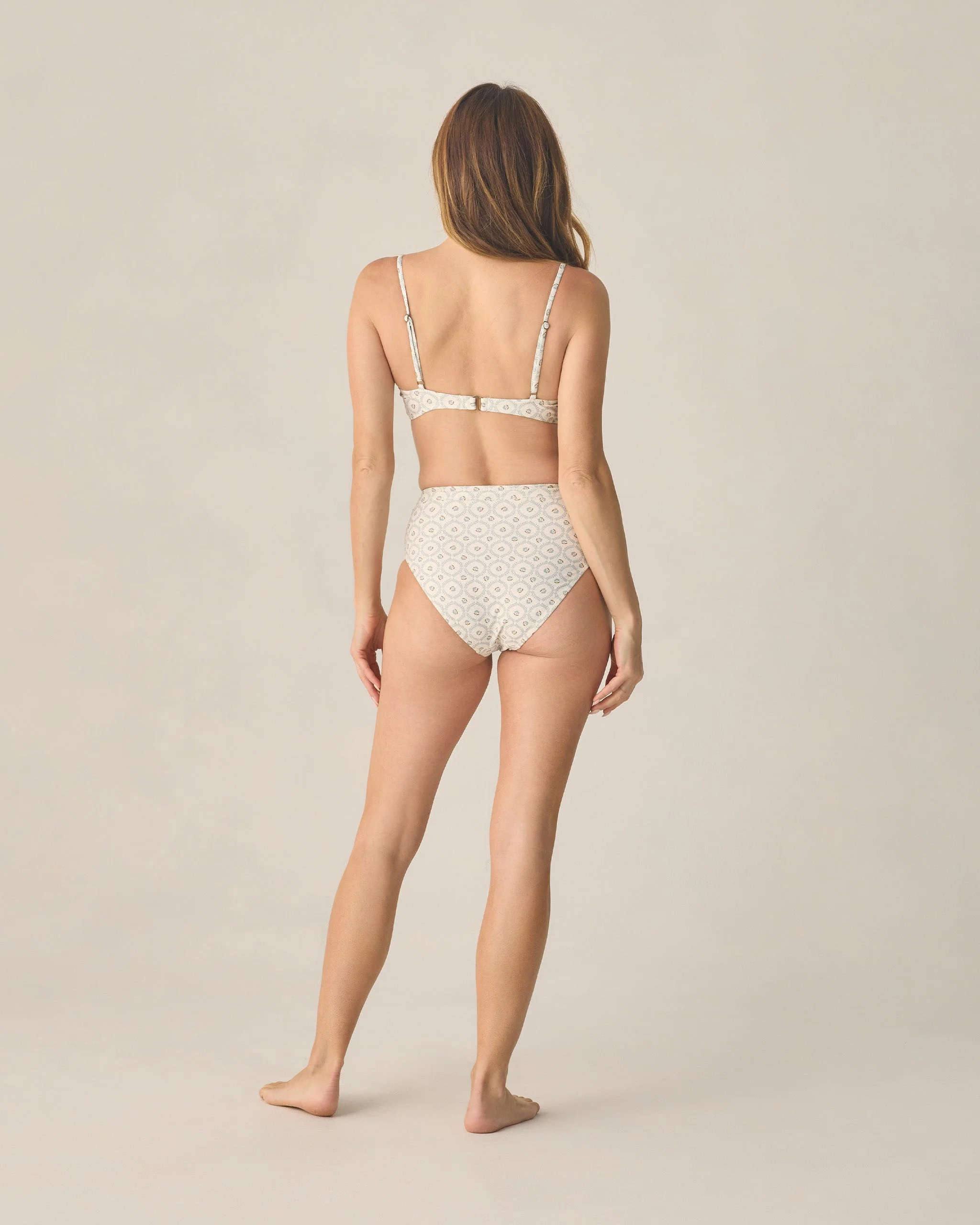Women's Cardiff Bikini Top Green Fleur - Image 2