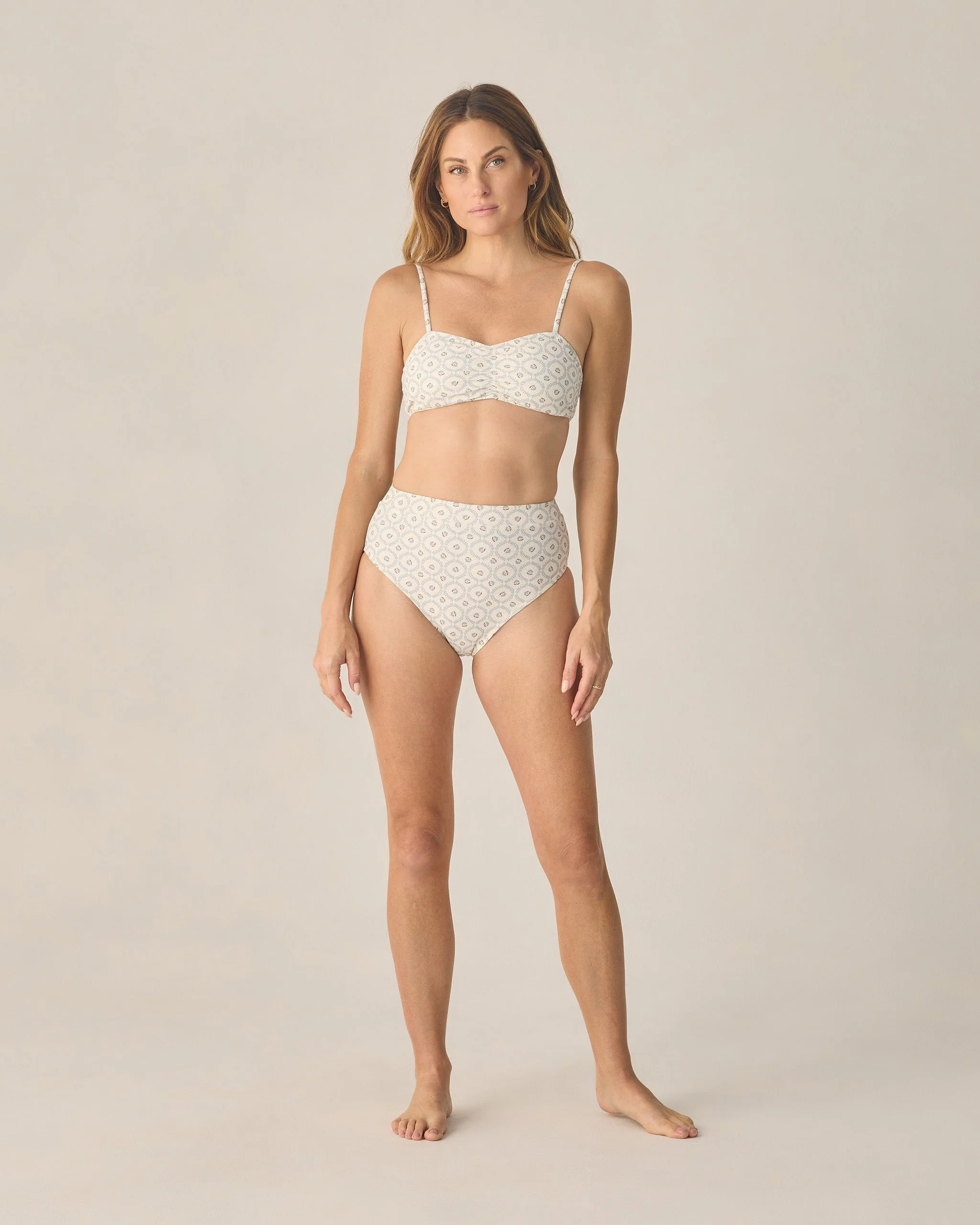 Women's Cardiff Bikini Top Green Fleur - Image 4