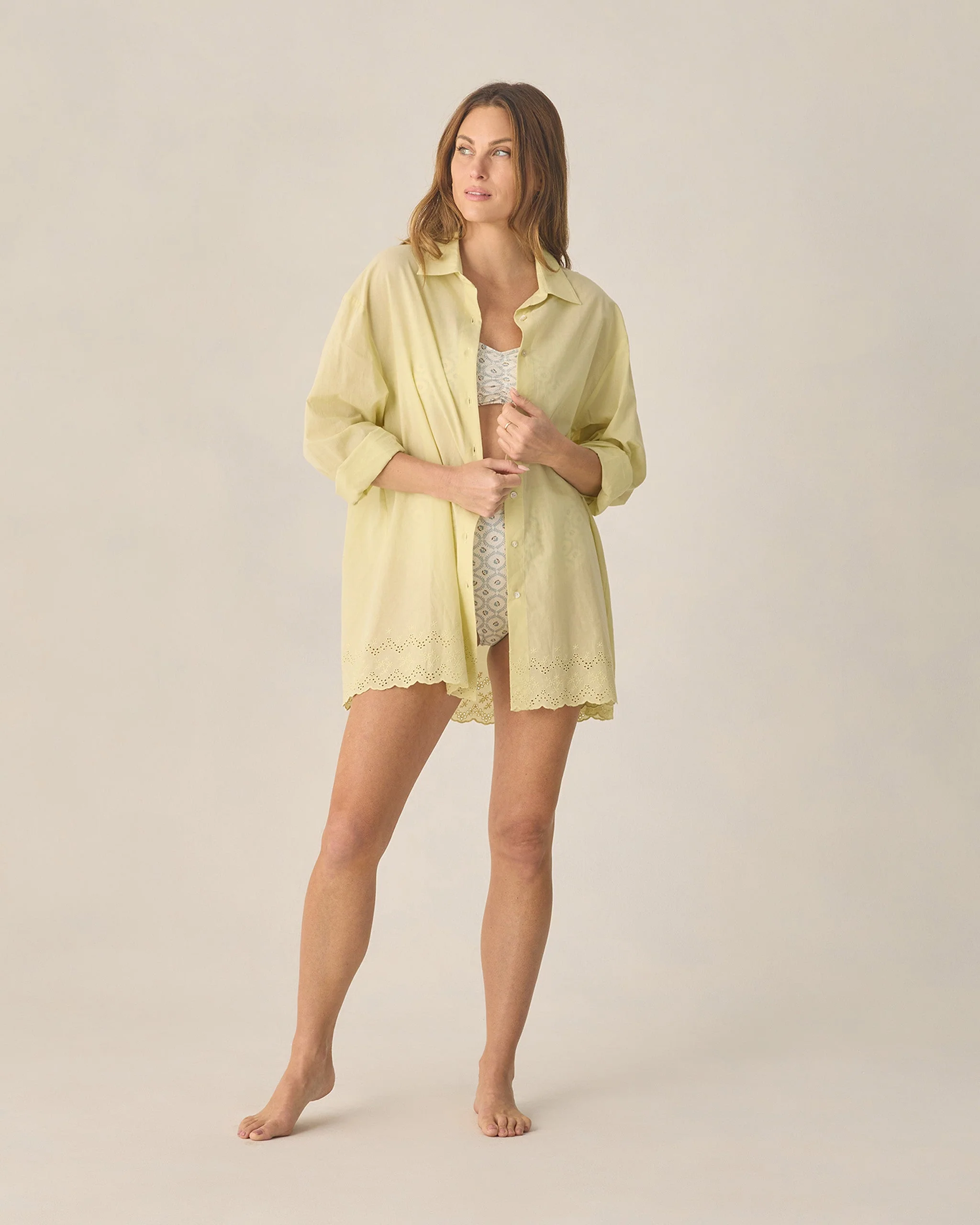 Women's Del Mar Shirt Citron - Image 4