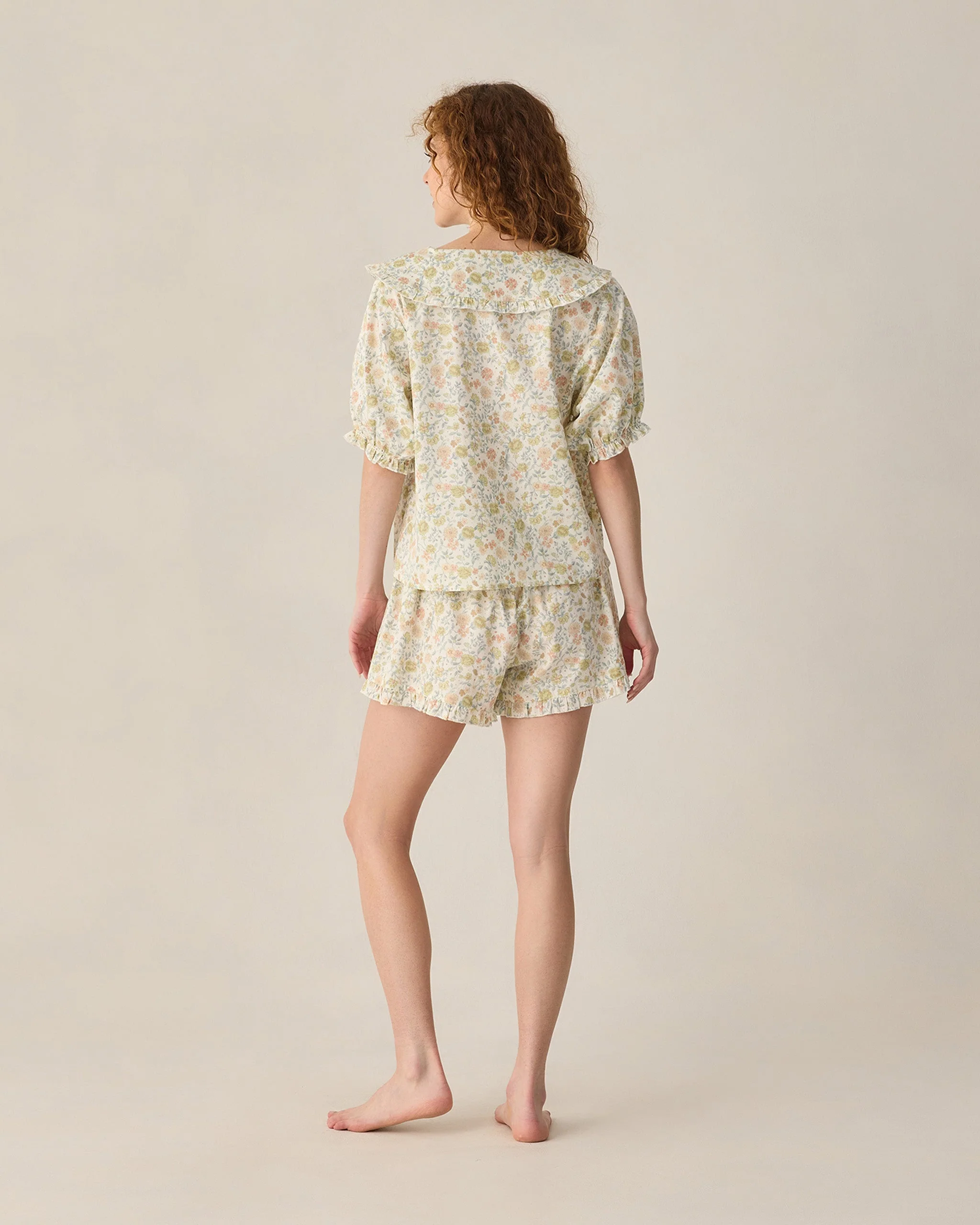 Women's Delilah Pajama Set Citron Bloom - Image 2
