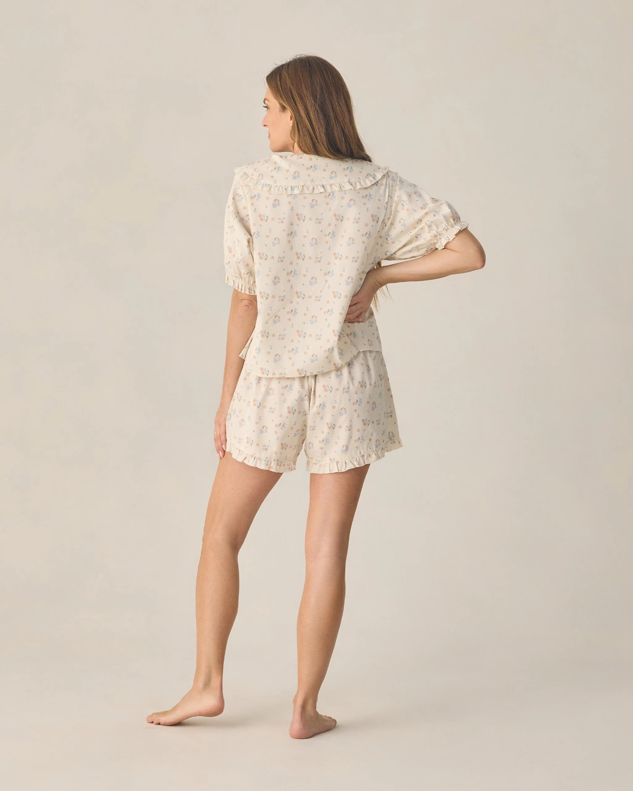 Women's Delilah Pajama Set Pastel Garden - Image 2