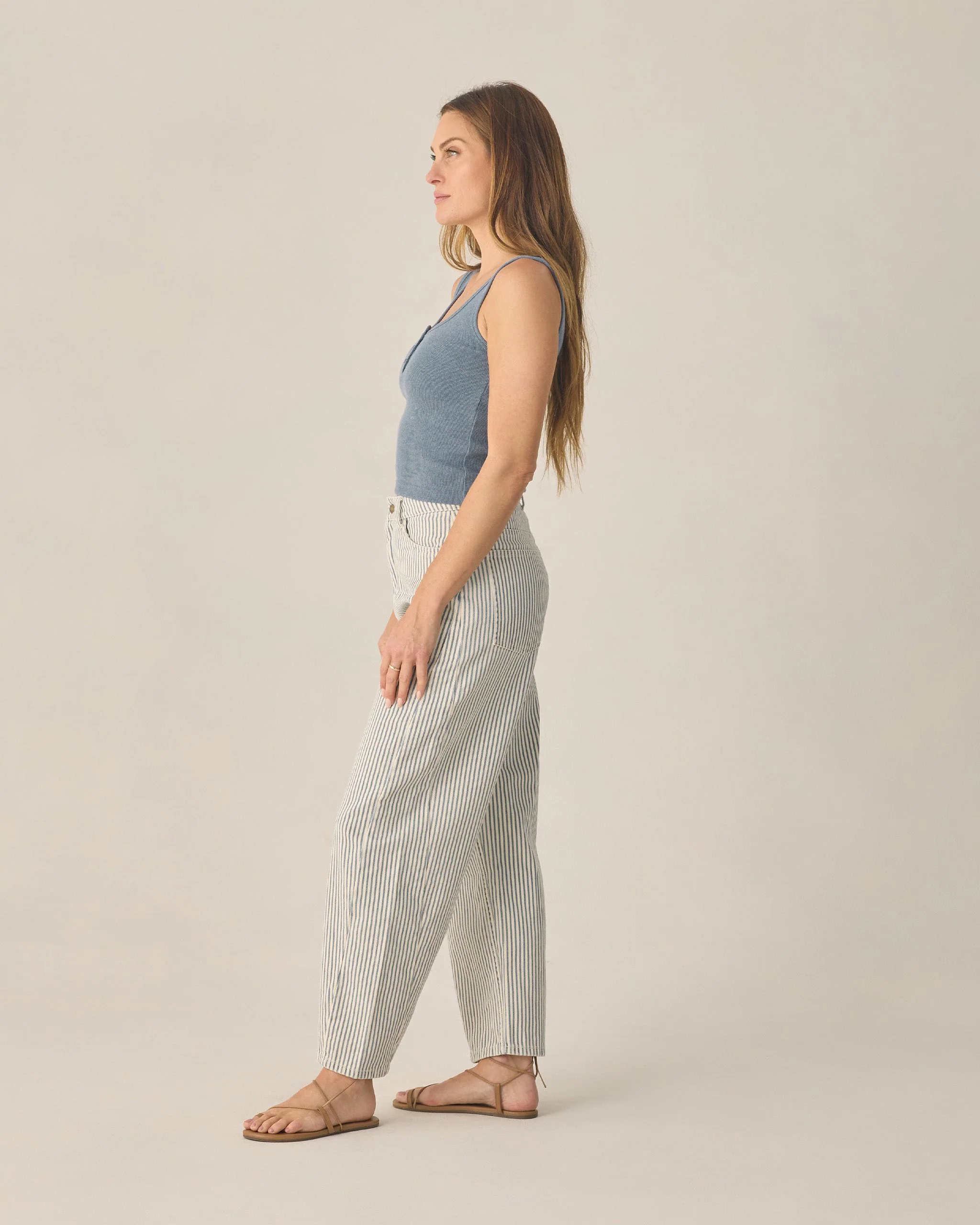 Women's Barrel Pant Natural - Image 3