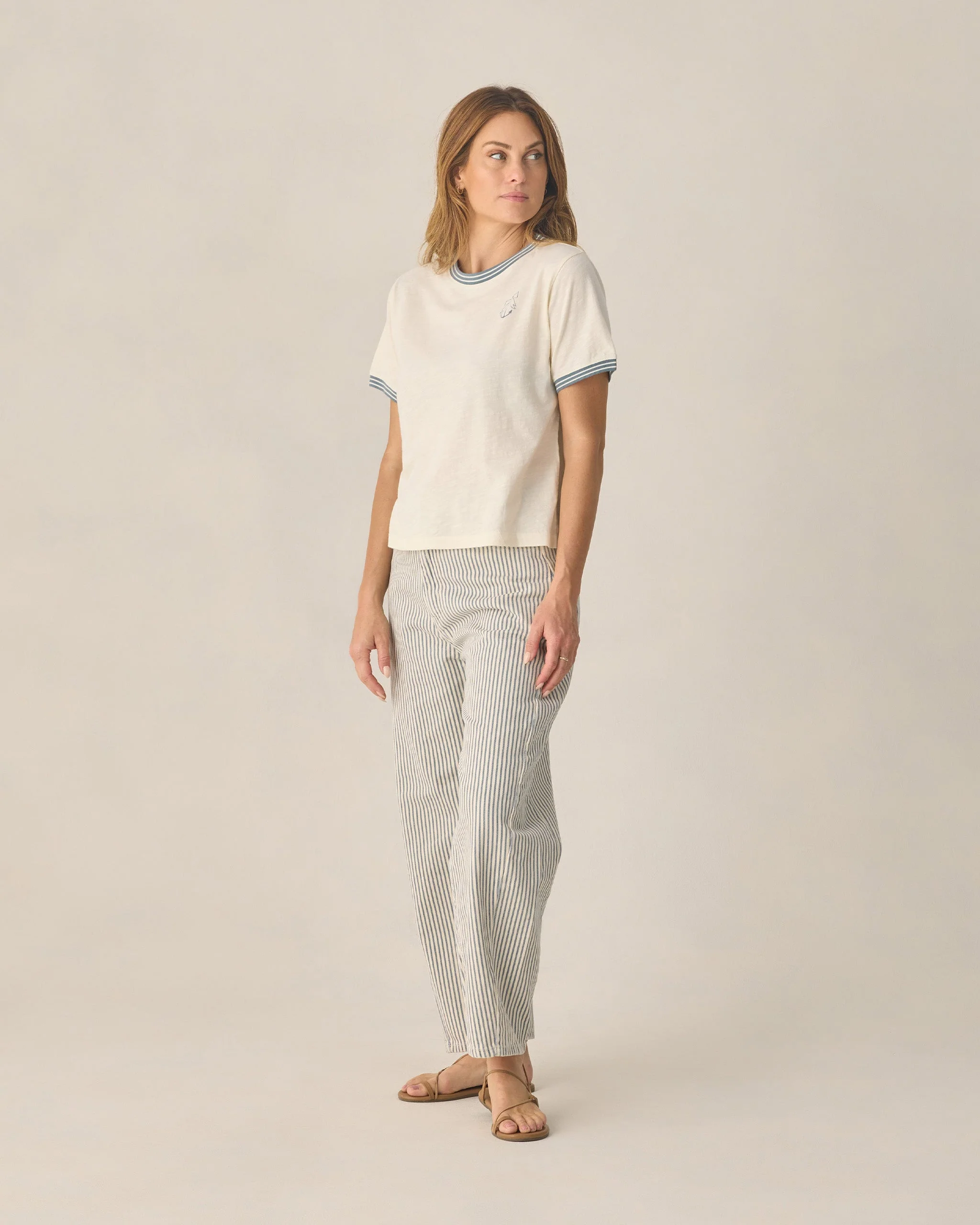 Women's Barrel Pant Natural - Image 4