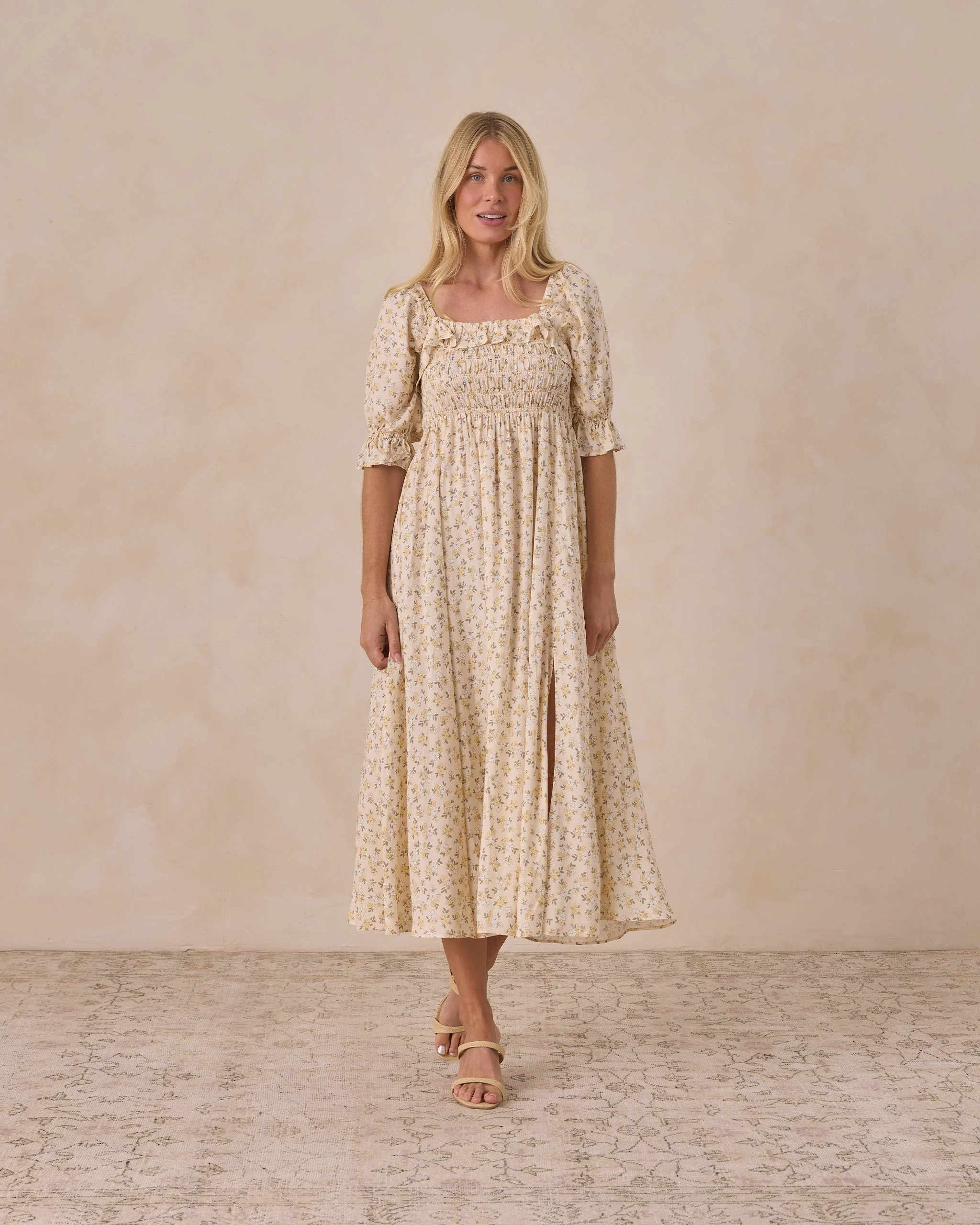 Women's Birdie Dress Lemon Meadow
