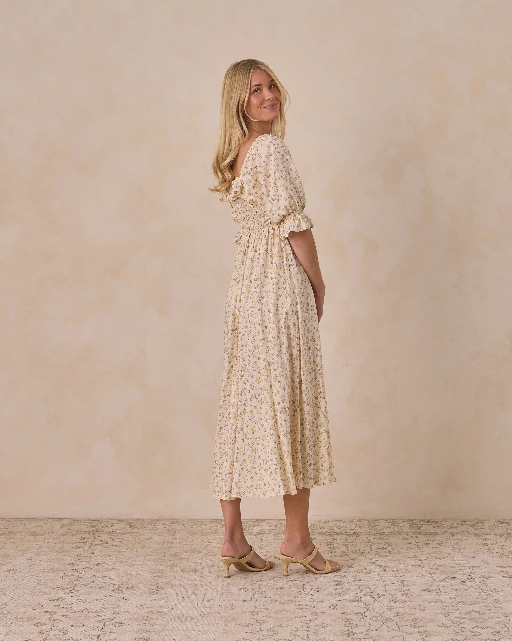 Women's Birdie Dress Lemon Meadow - Image 2