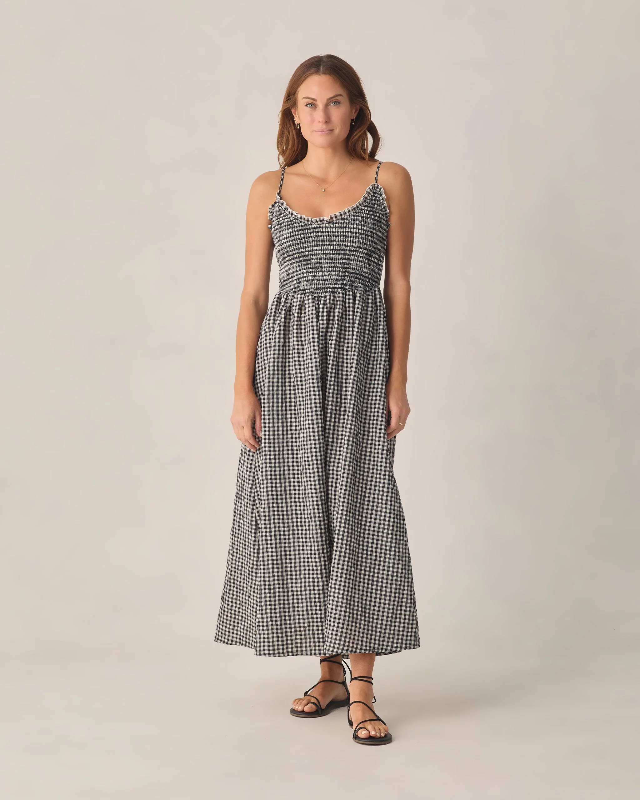 Women's Chrissy Dress Black Check