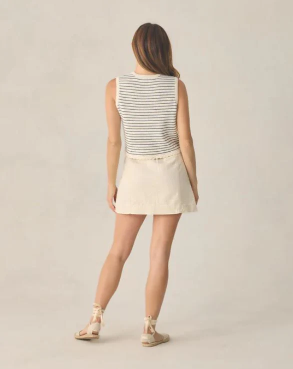 Women's Denver Mini Skirt Natural - Image 2