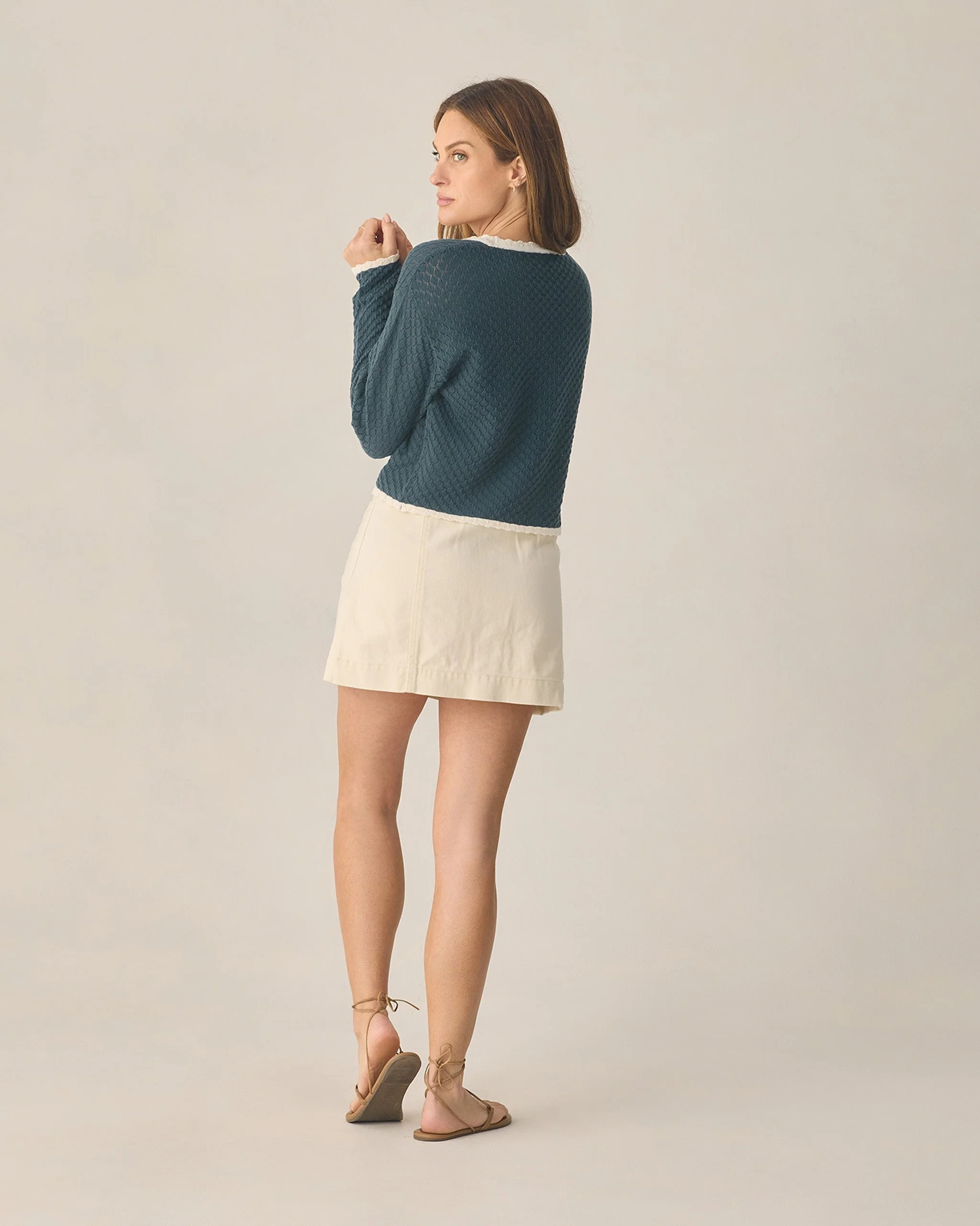 Women's Ella Cardigan Navy - Image 2
