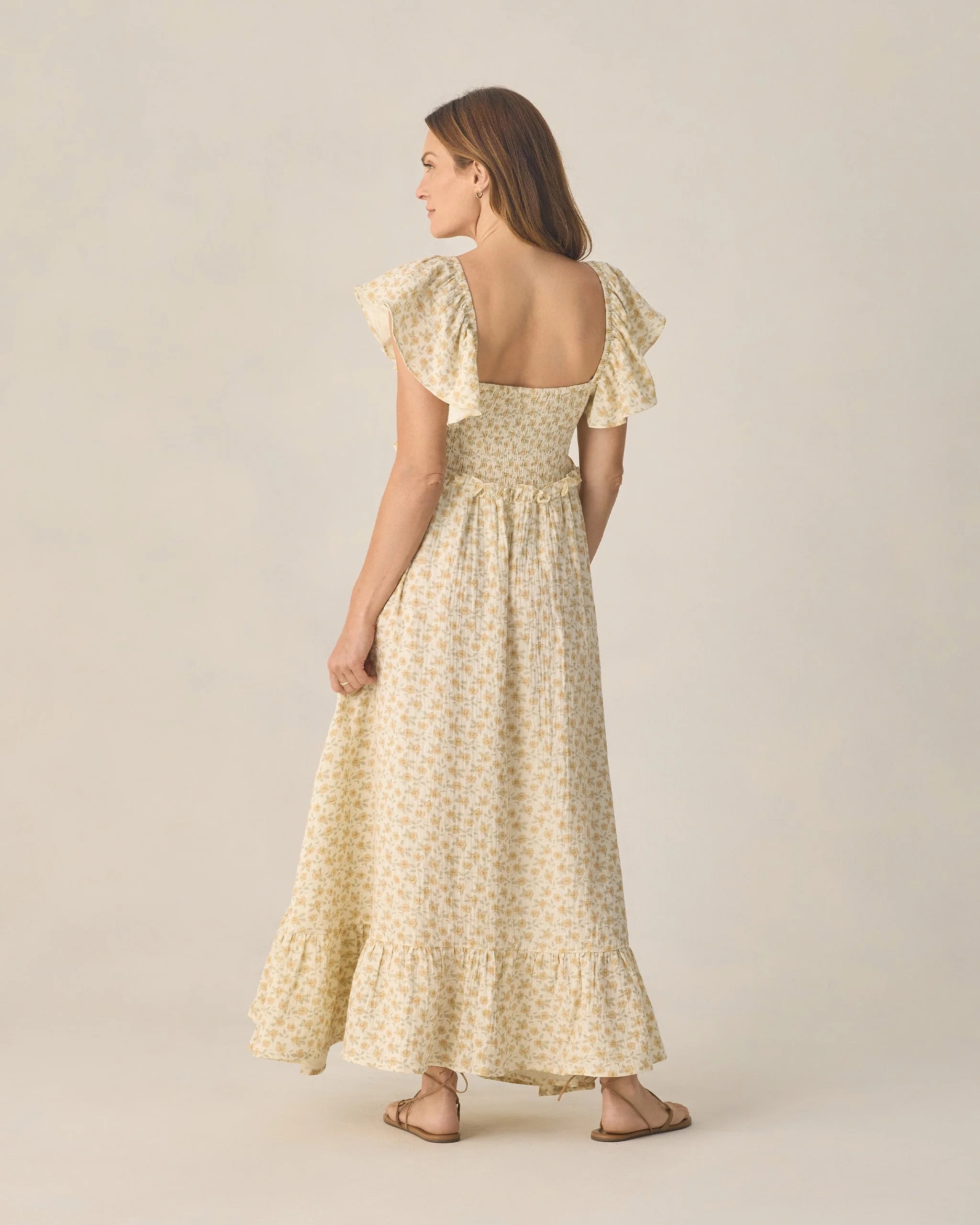 Women's Francesca Dress Yellow Floral - Image 2