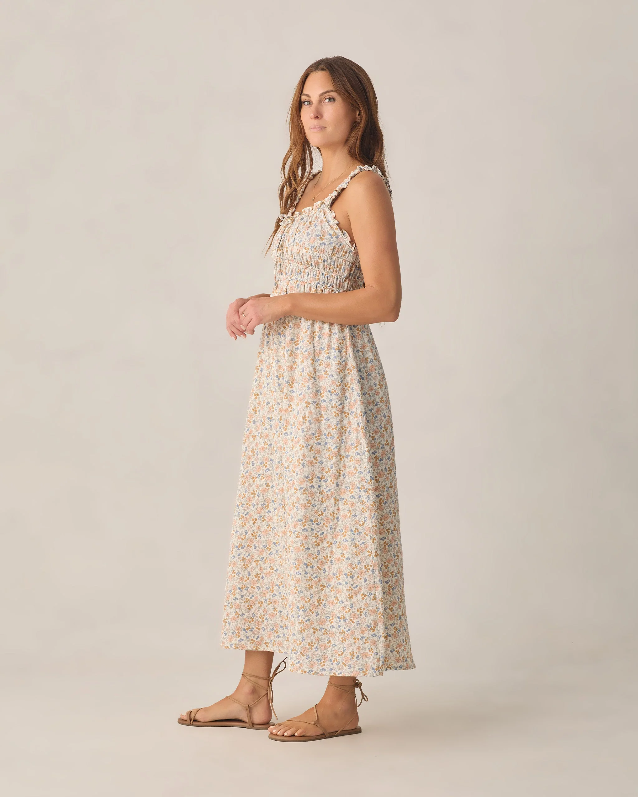 Women's Jane Dress Flower Field - Image 3