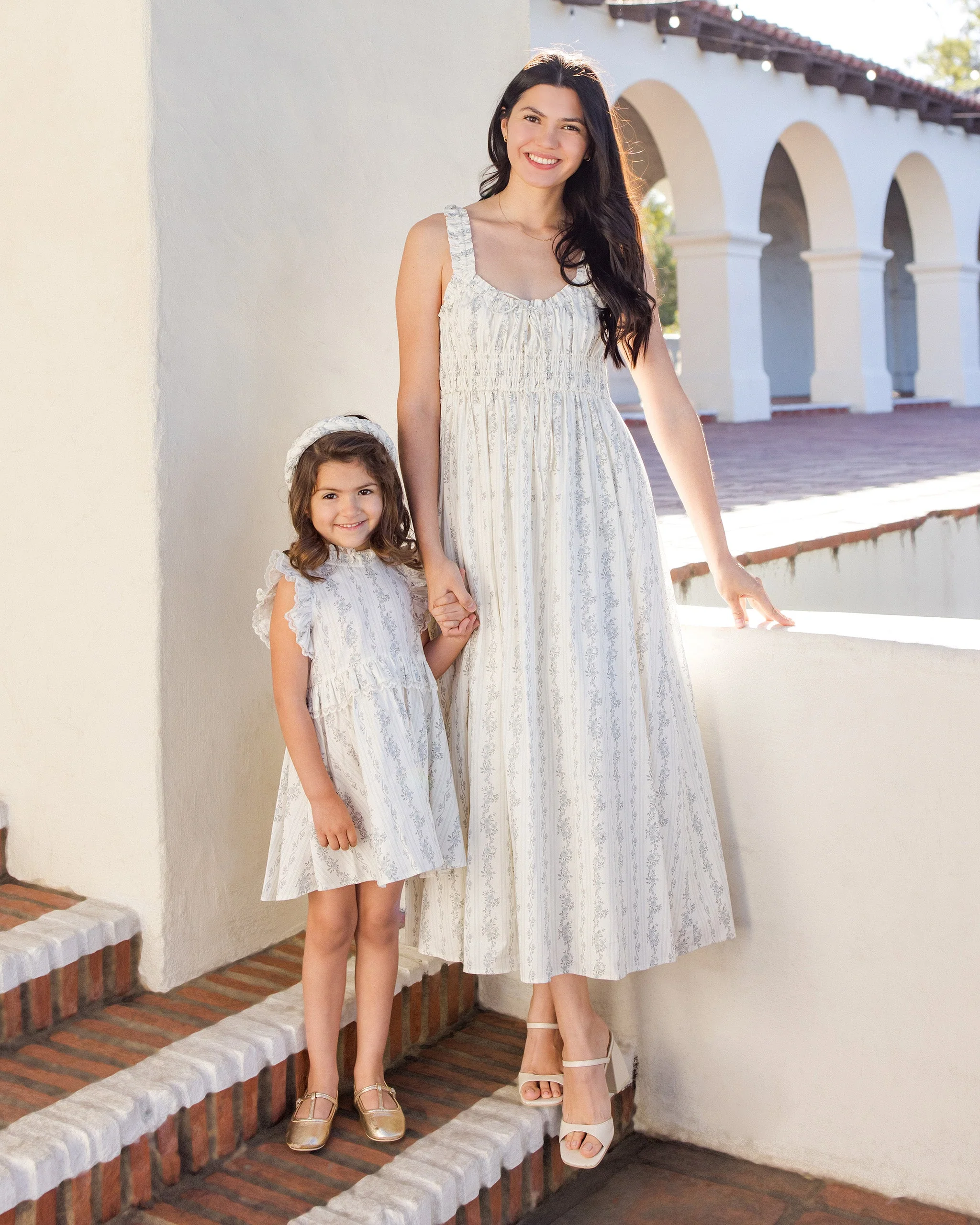 Women's Jane Dress French Floral Stripe - Image 6