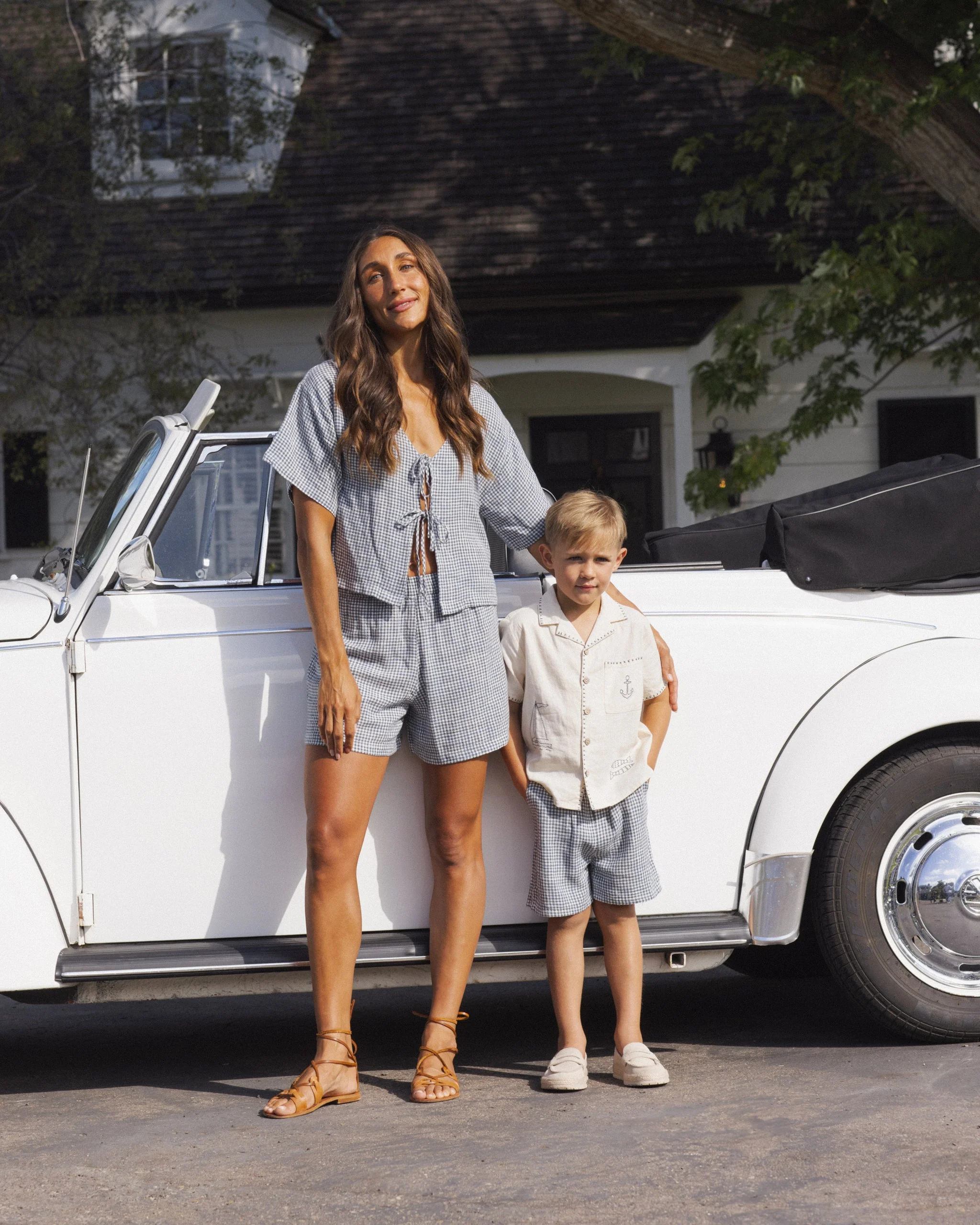 Women's Juniper Set Marine Gingham - Image 5