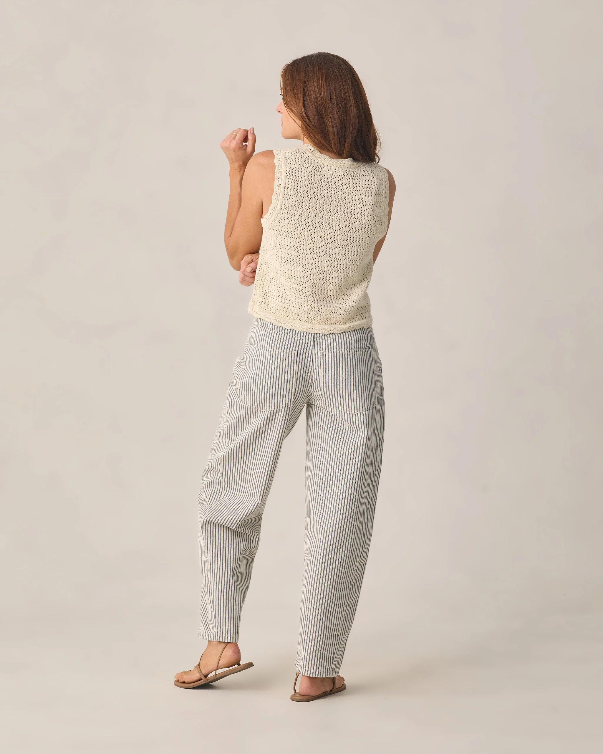 Women's Knit Vest Natural - Image 2