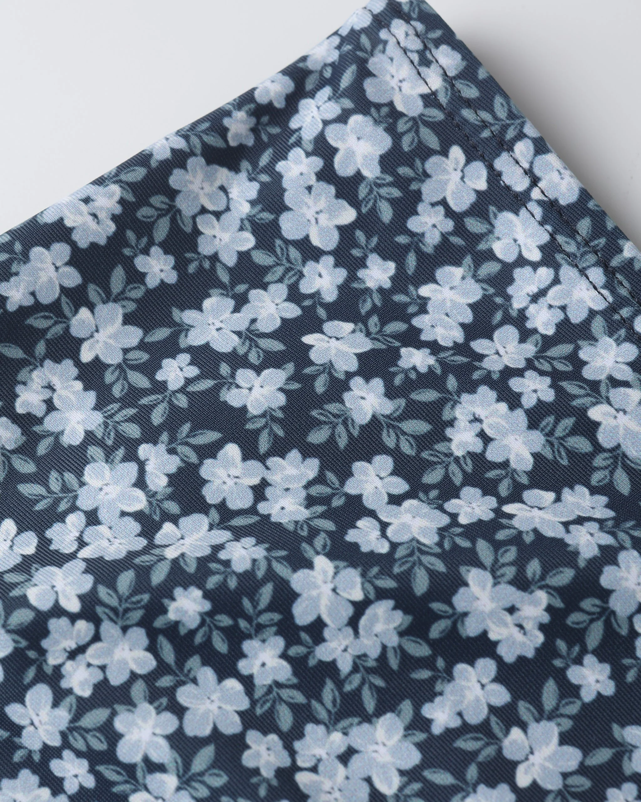Women's Knotted Bikini Bottom Navy Floral - Image 8