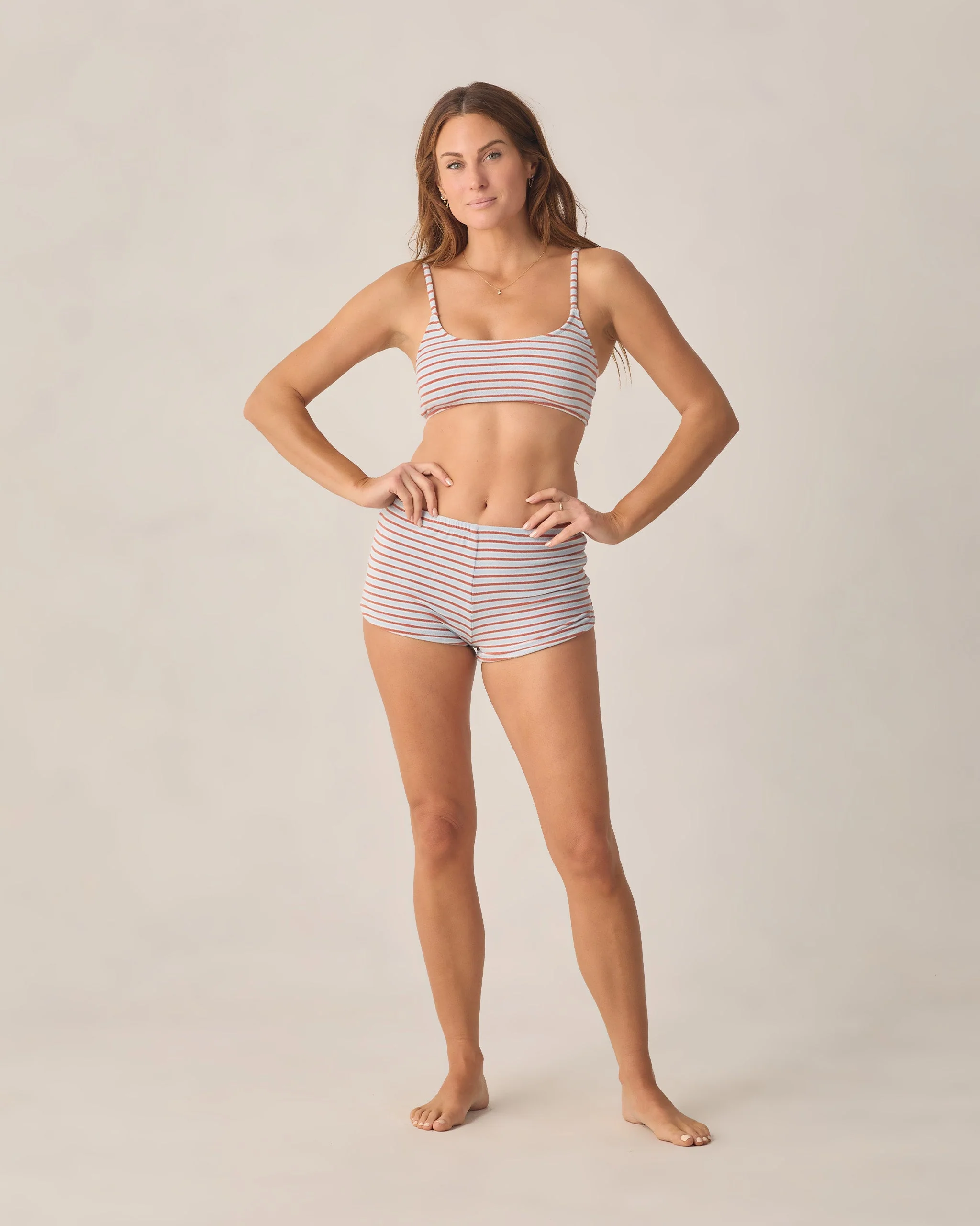 Women's Malia Bikini Short Americana Stripe - Image 3