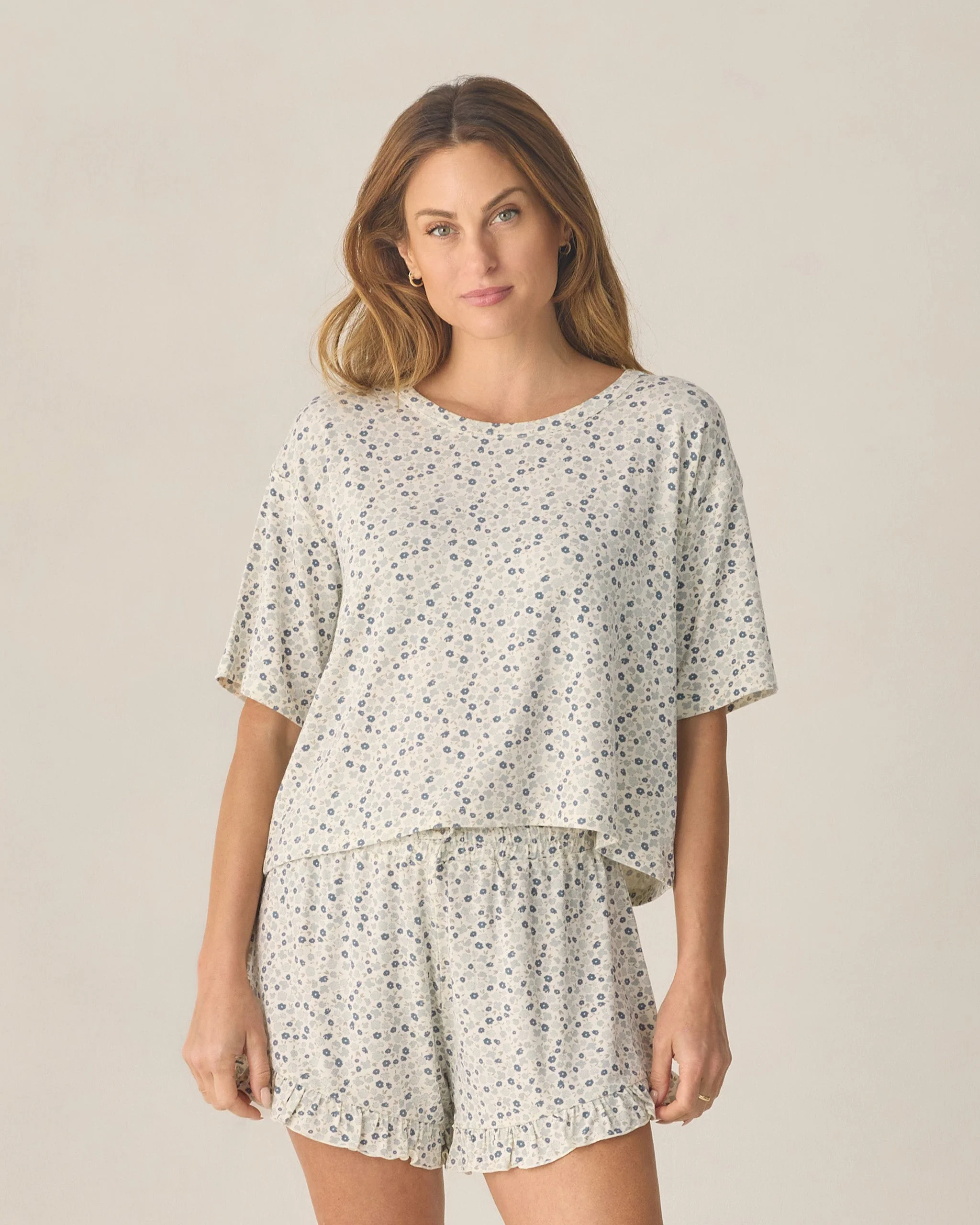 Women's Mosie Set Blue Ditsy - Image 4