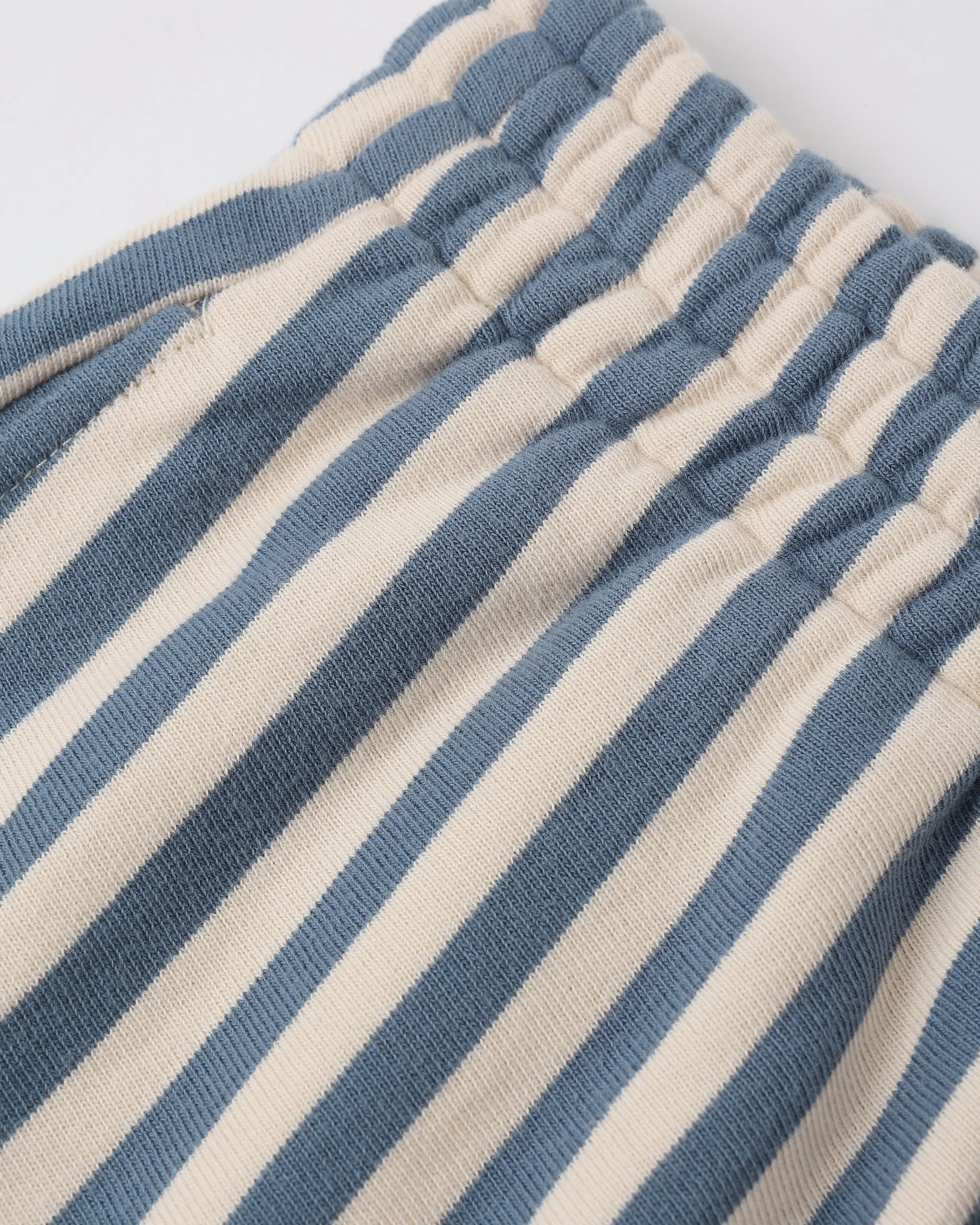 Women's Oversized Crew + Short Set Marine Stripe - Image 6