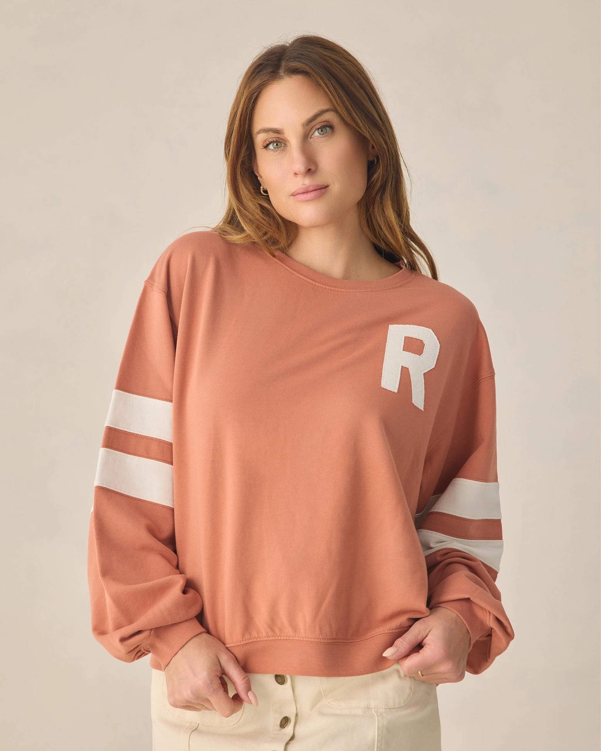 Women's Pier Sweatshirt Poppy - Image 4