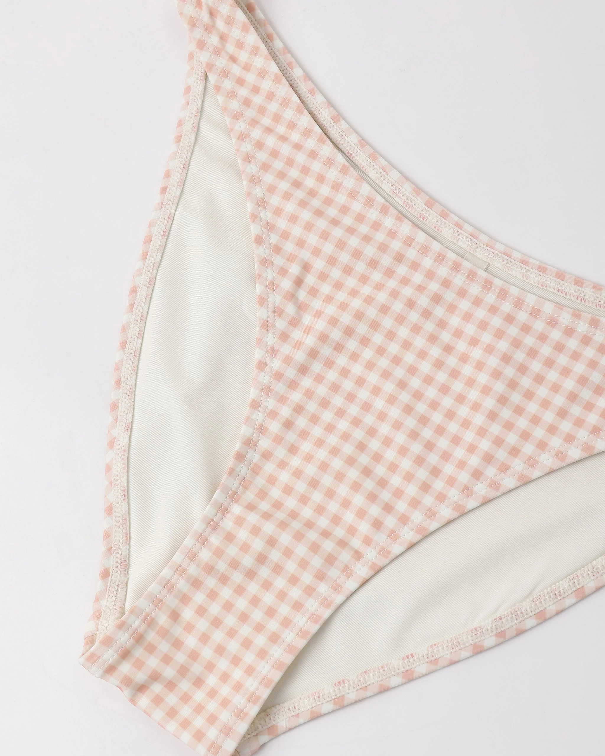 Women's Scoop Bikini Bottom Petal Gingham - Image 6