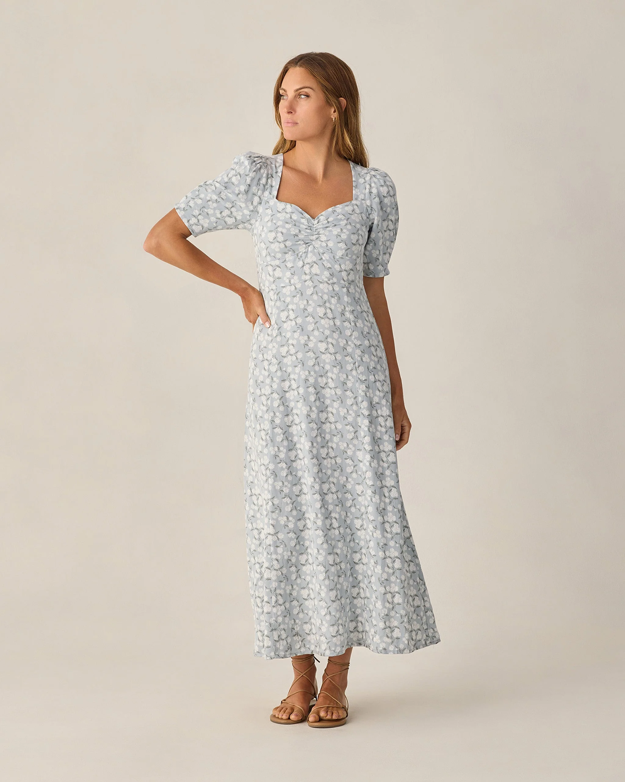 Women's Violet Dress Hydrangea