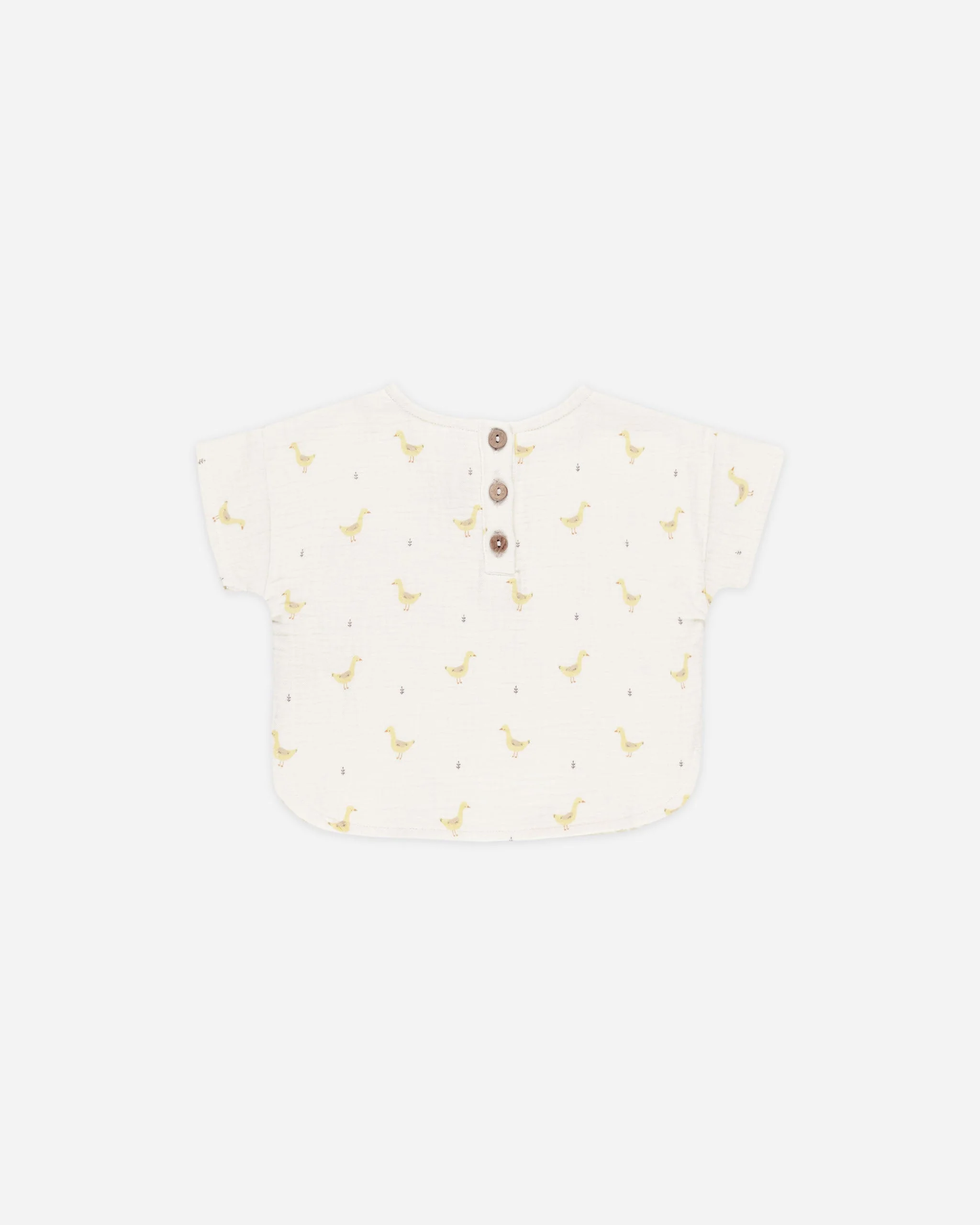 Woven Boxy Top + Short Set || Geese - Image 2