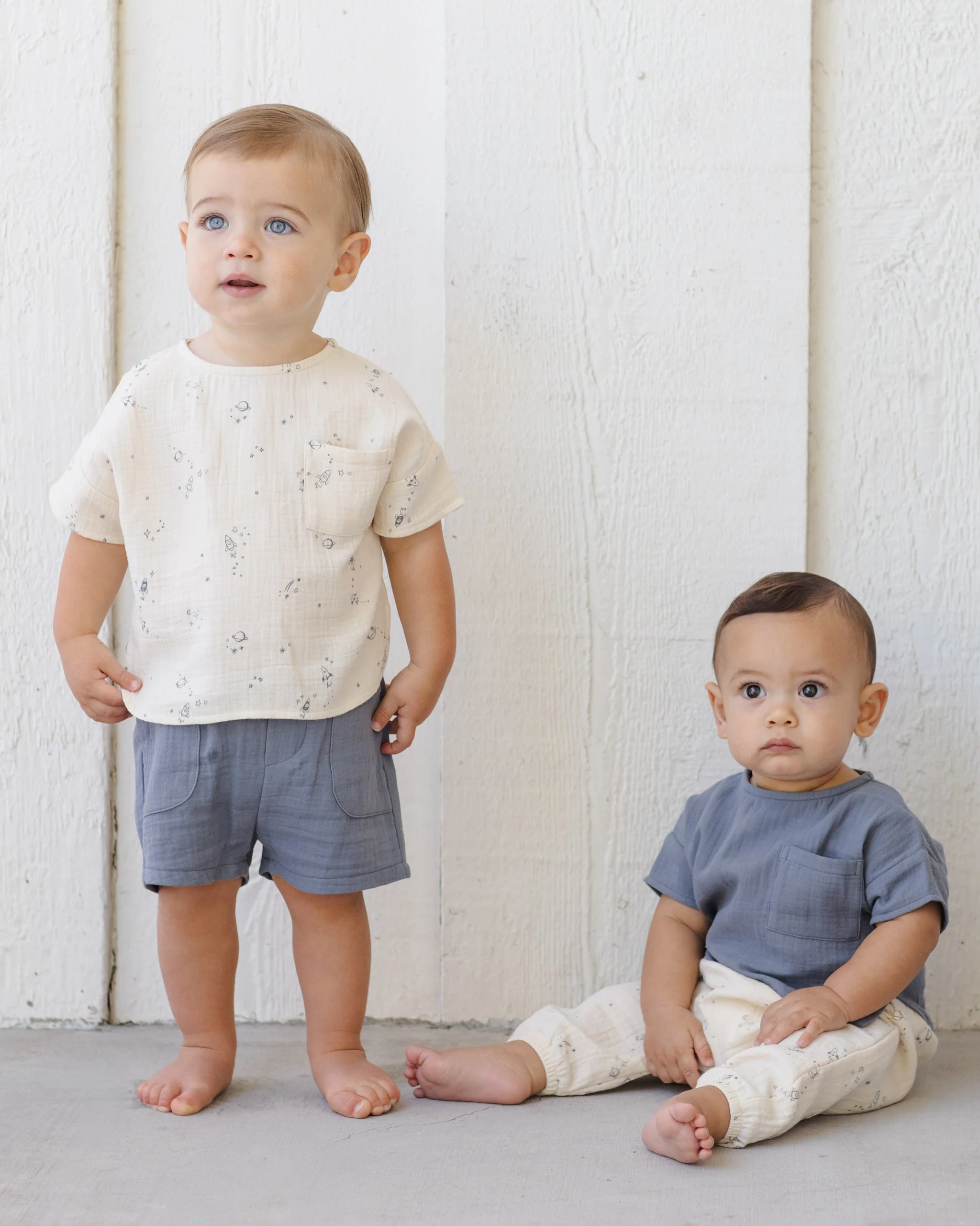 Woven Boxy Top Space - Image 6
