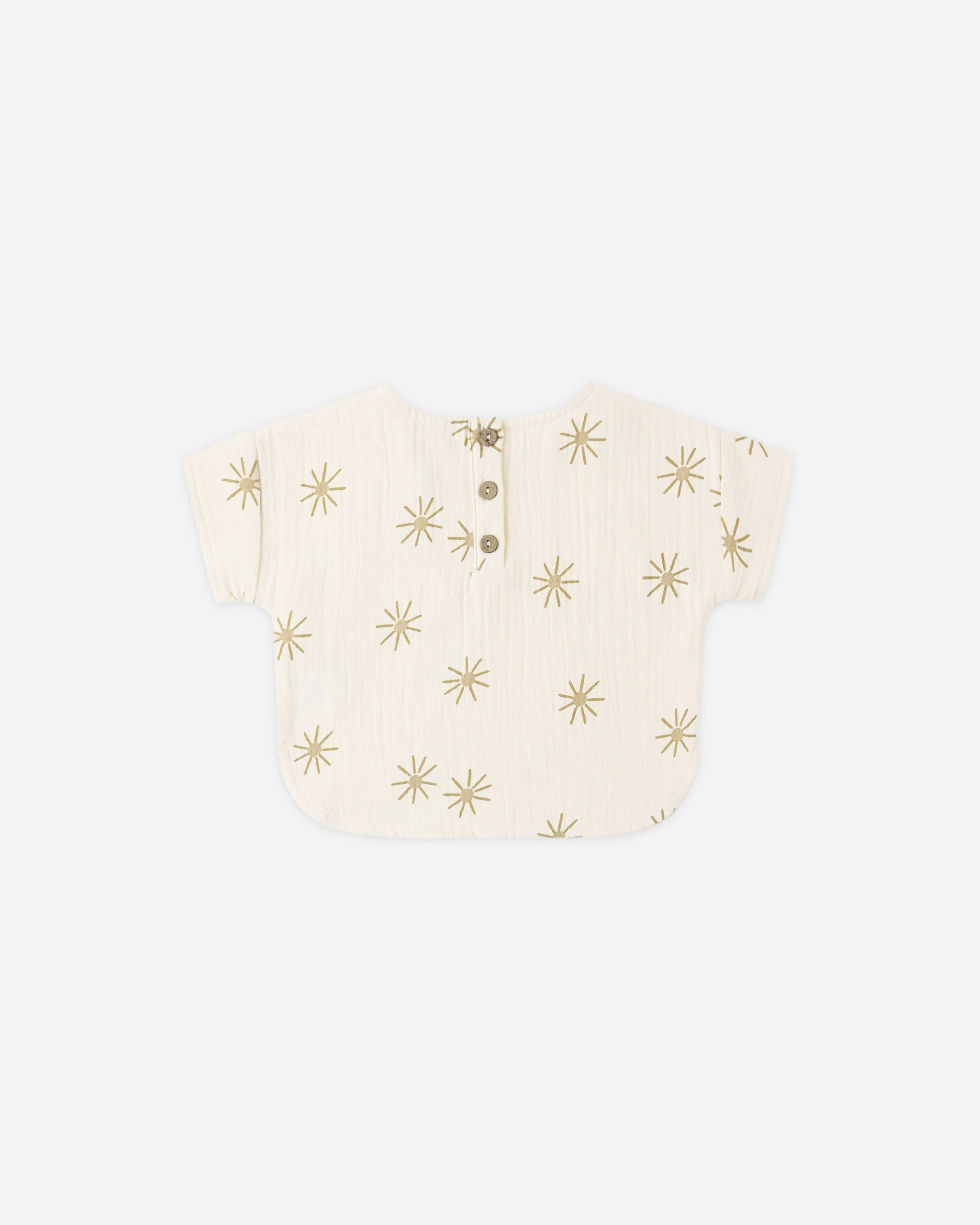 Woven Boxy Top Sunburst - Image 2
