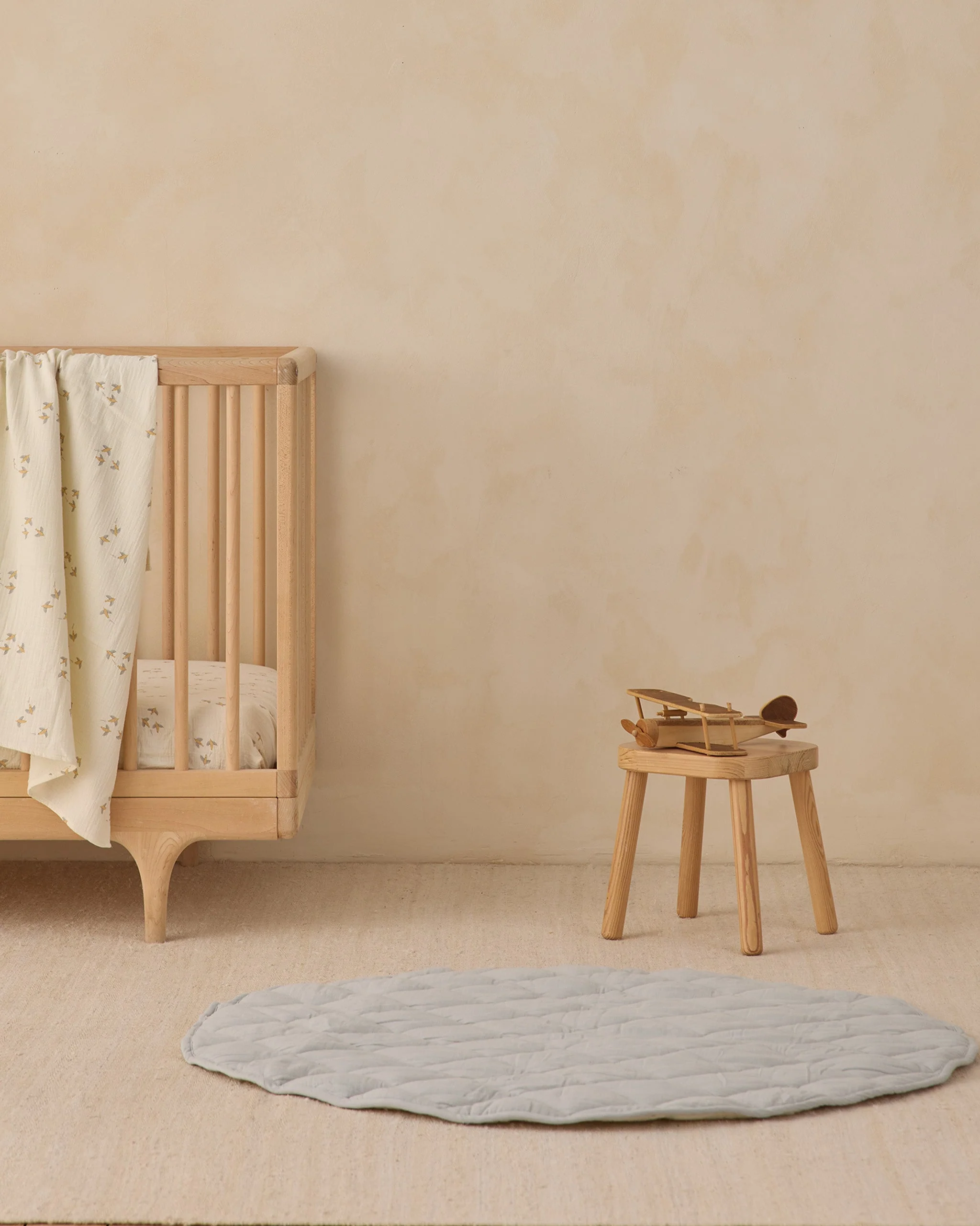 Woven Crib Sheet Birds - Image 2