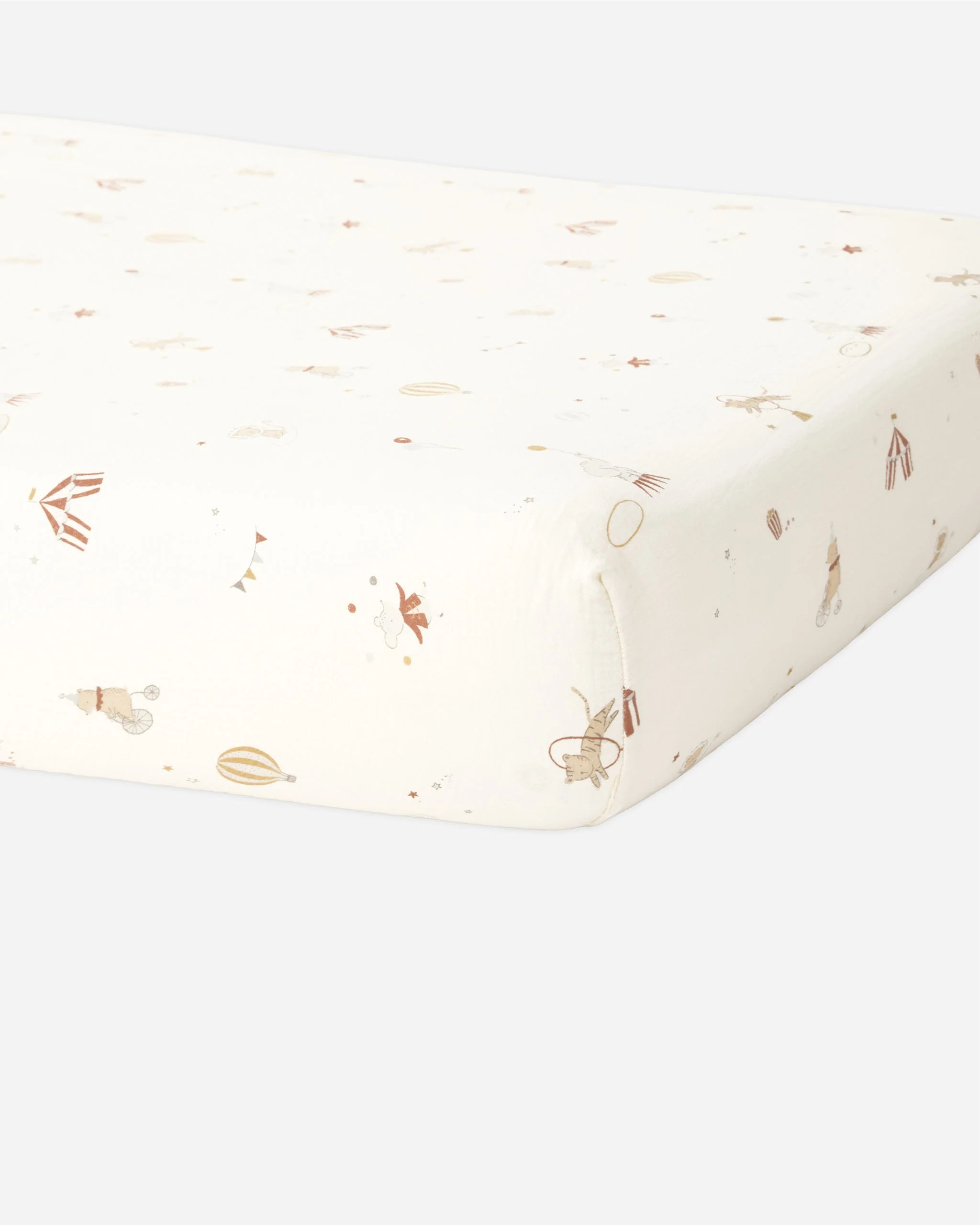 Woven Crib Sheet Carnival