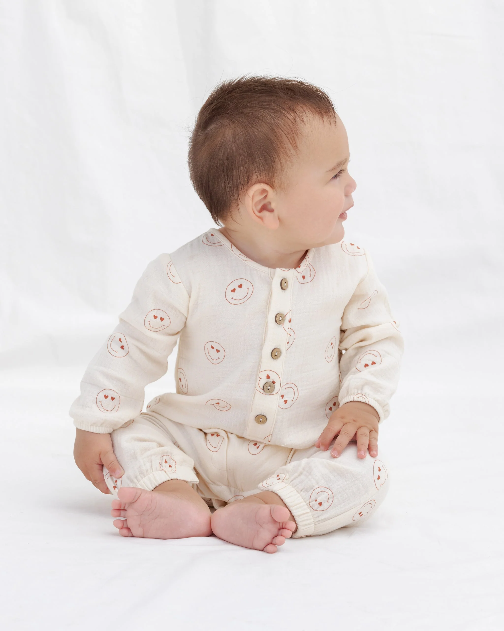 Woven Jumpsuit Heart Eyes - Image 2