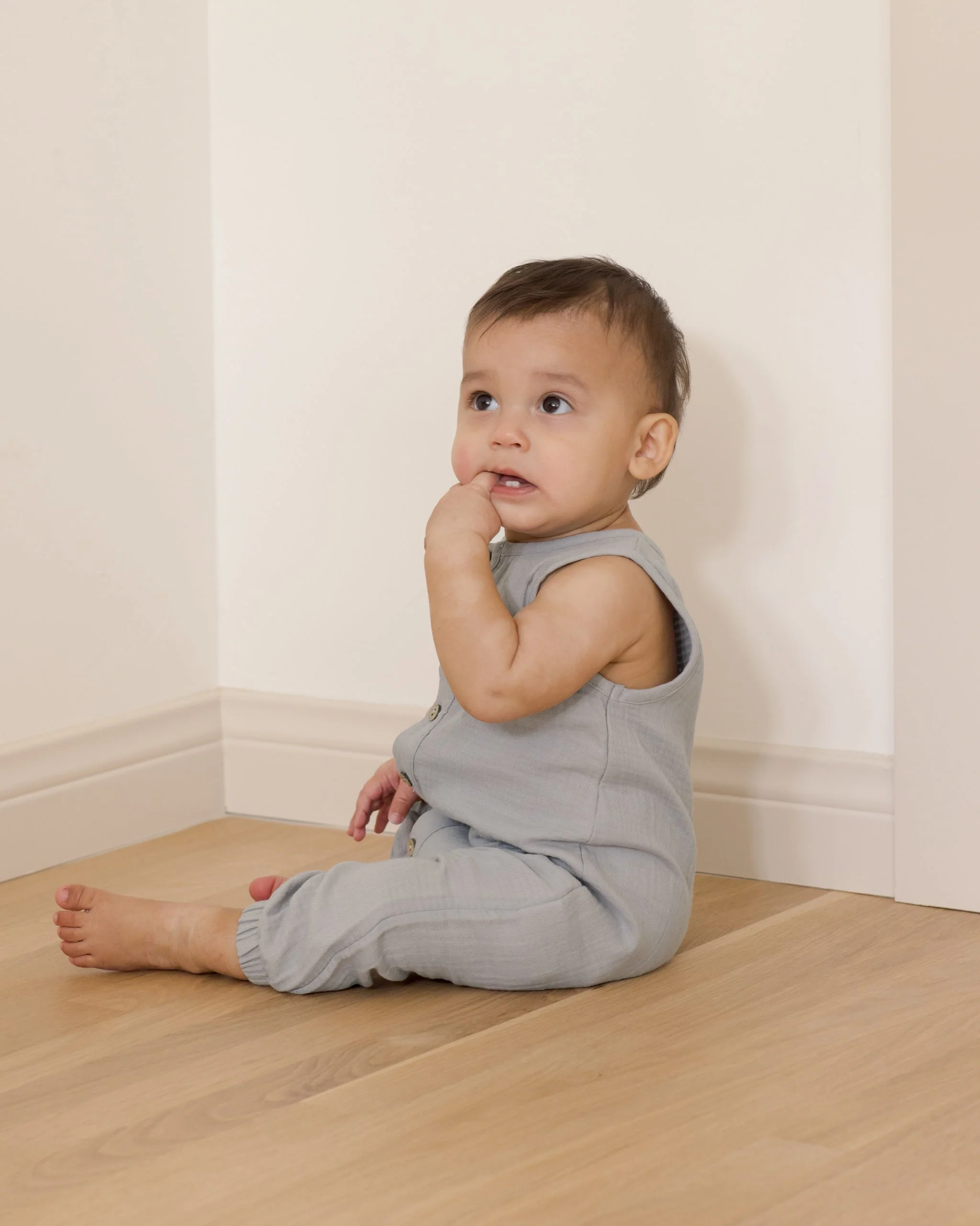 Woven Jumpsuit || Periwinkle - Image 2