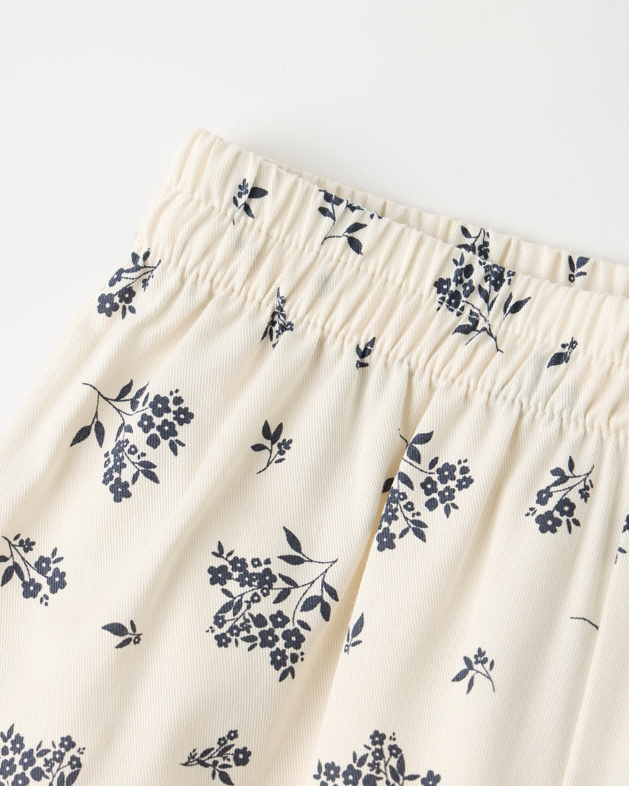 Woven Pajama Set || Blue Floral - Image 2