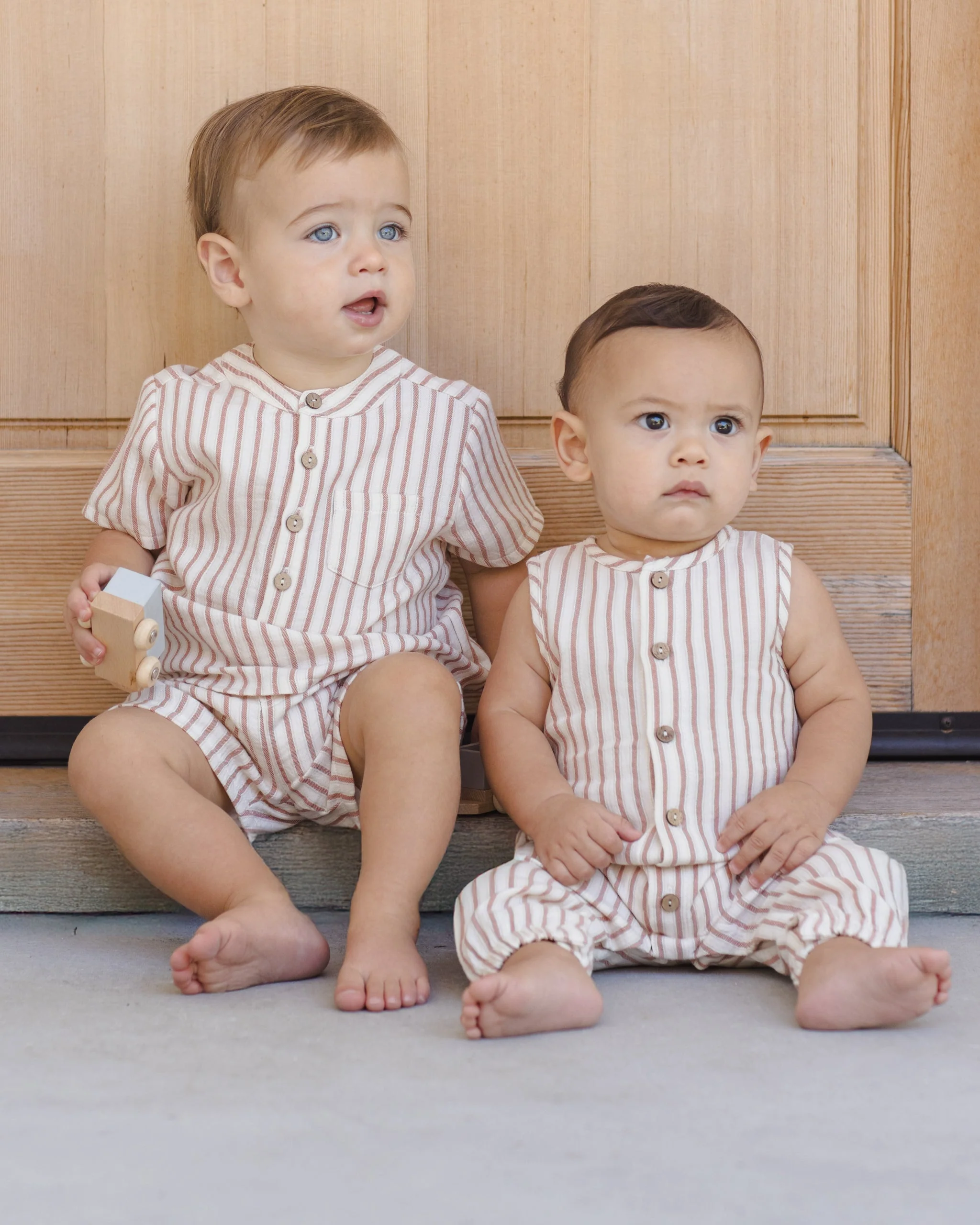 Woven Short Vintage Stripe - Image 3