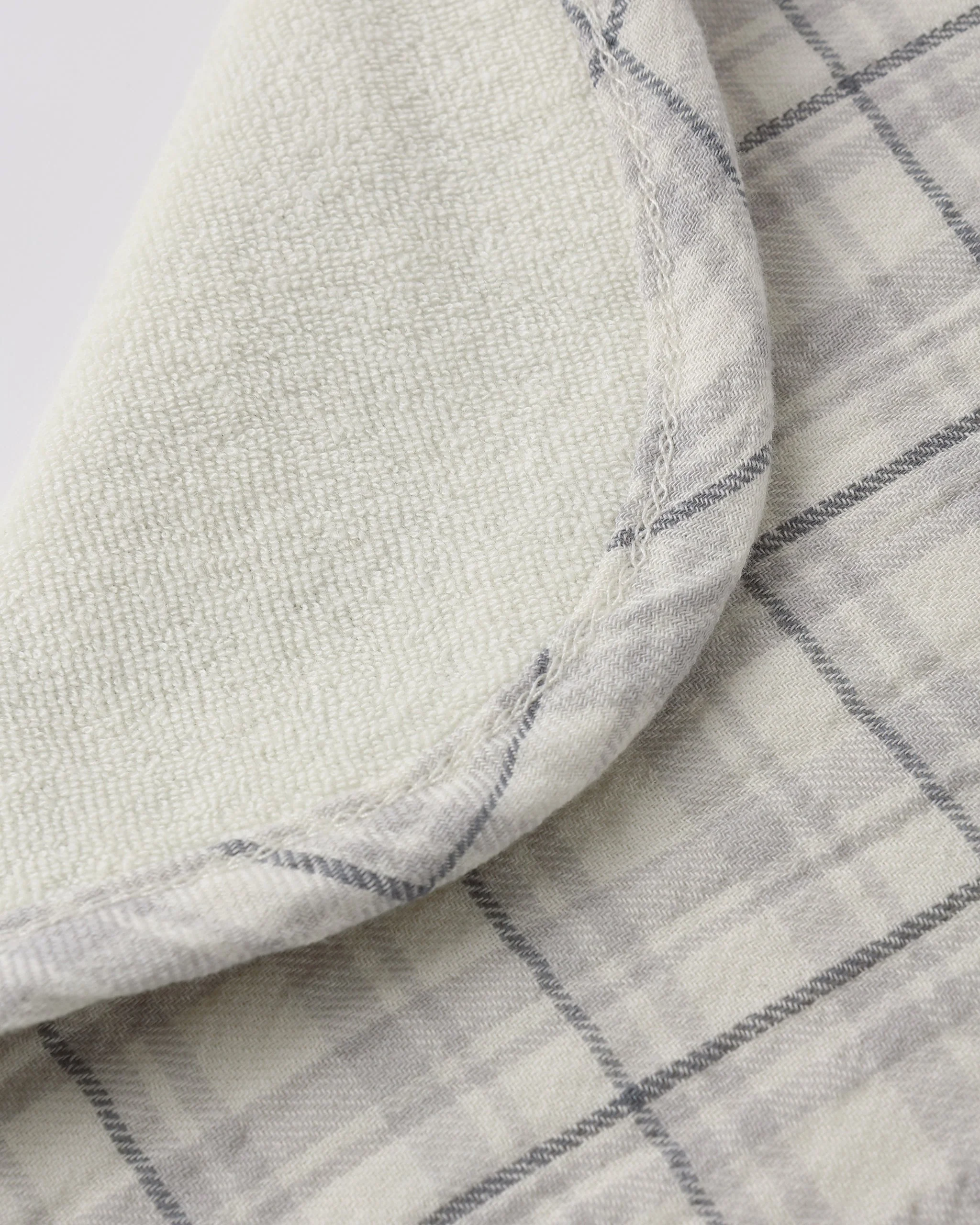 Woven Tie Bib Blue Plaid - Image 4