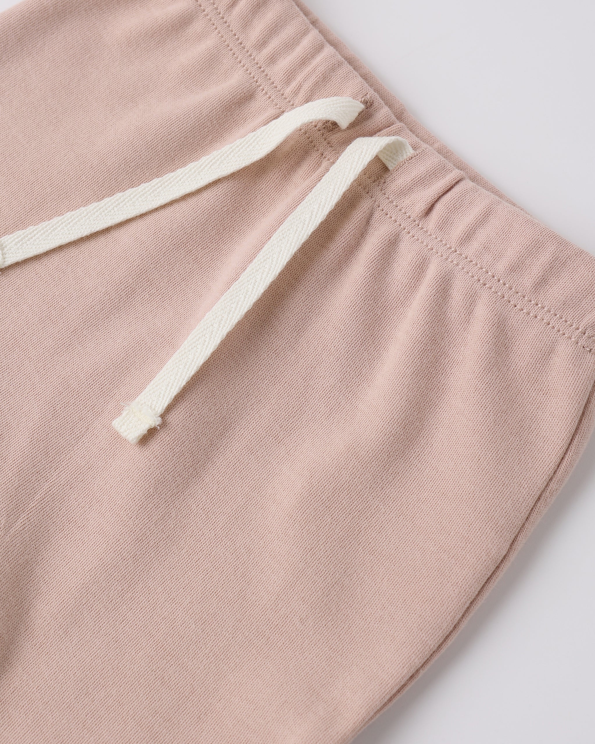 Wrap Top + Footed Pant Set Blush - Image 6