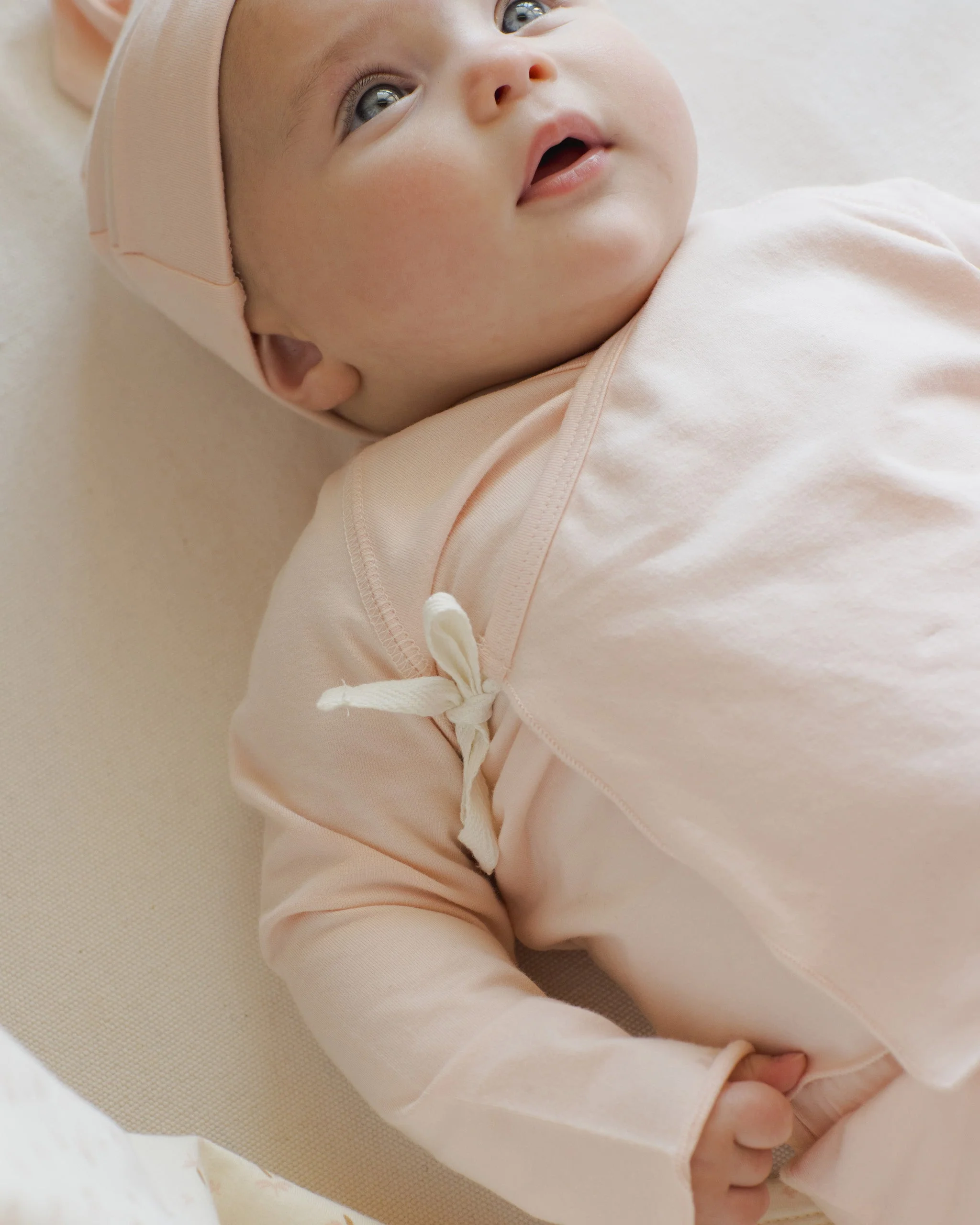 Wrap Top + Footed Pant Set || Petal - Image 2
