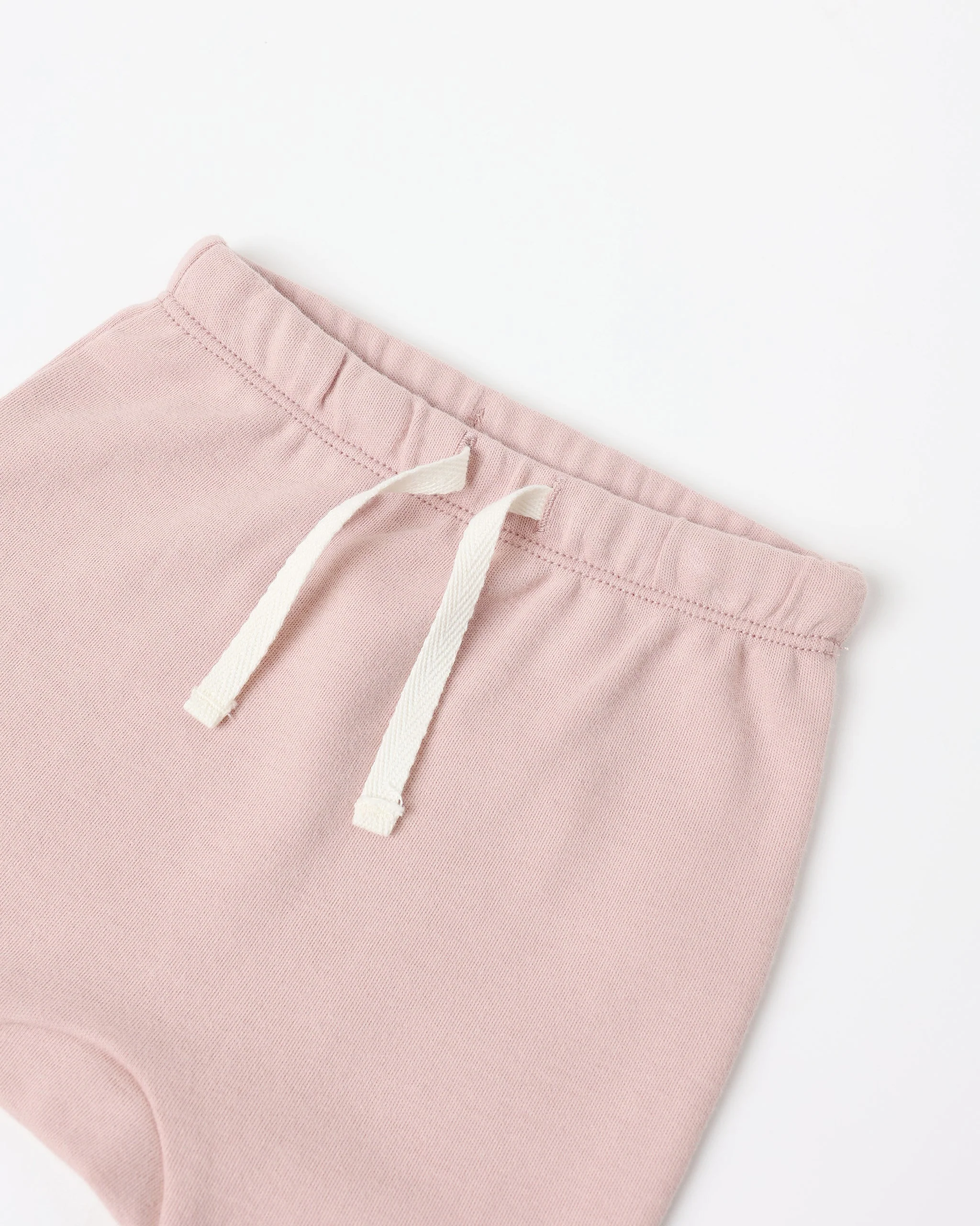 Wrap Top + Footed Pant Set || Rose - Image 5
