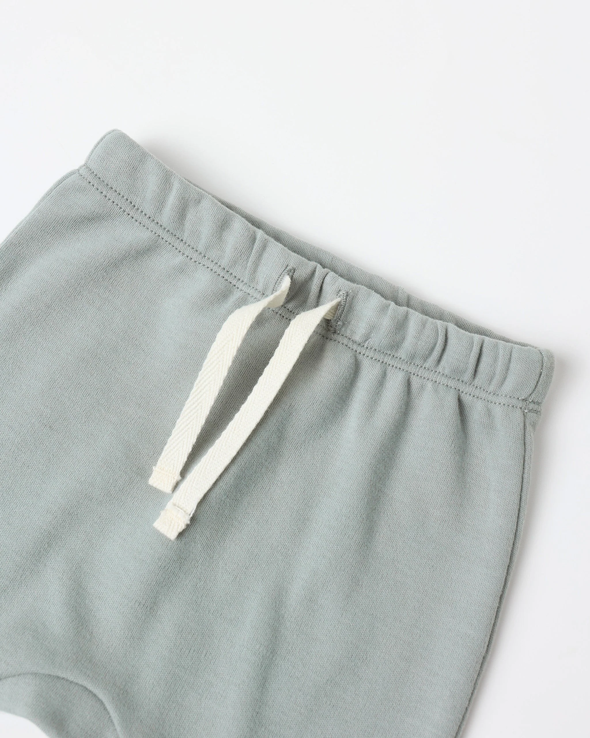 Wrap Top + Footed Pant Set || Steel Blue - Image 3