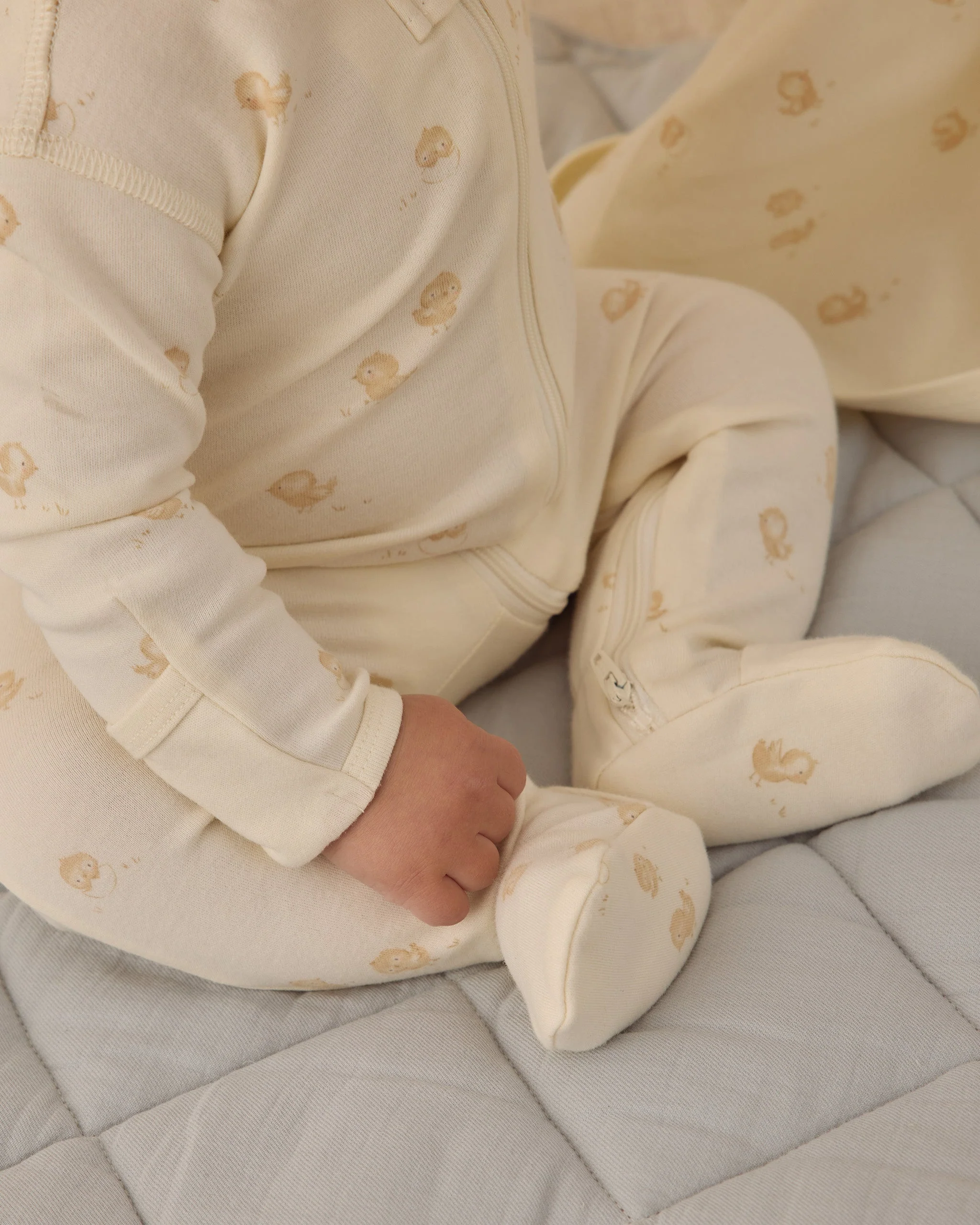 Zip Long Sleeve Sleeper Footie Chicks - Image 3