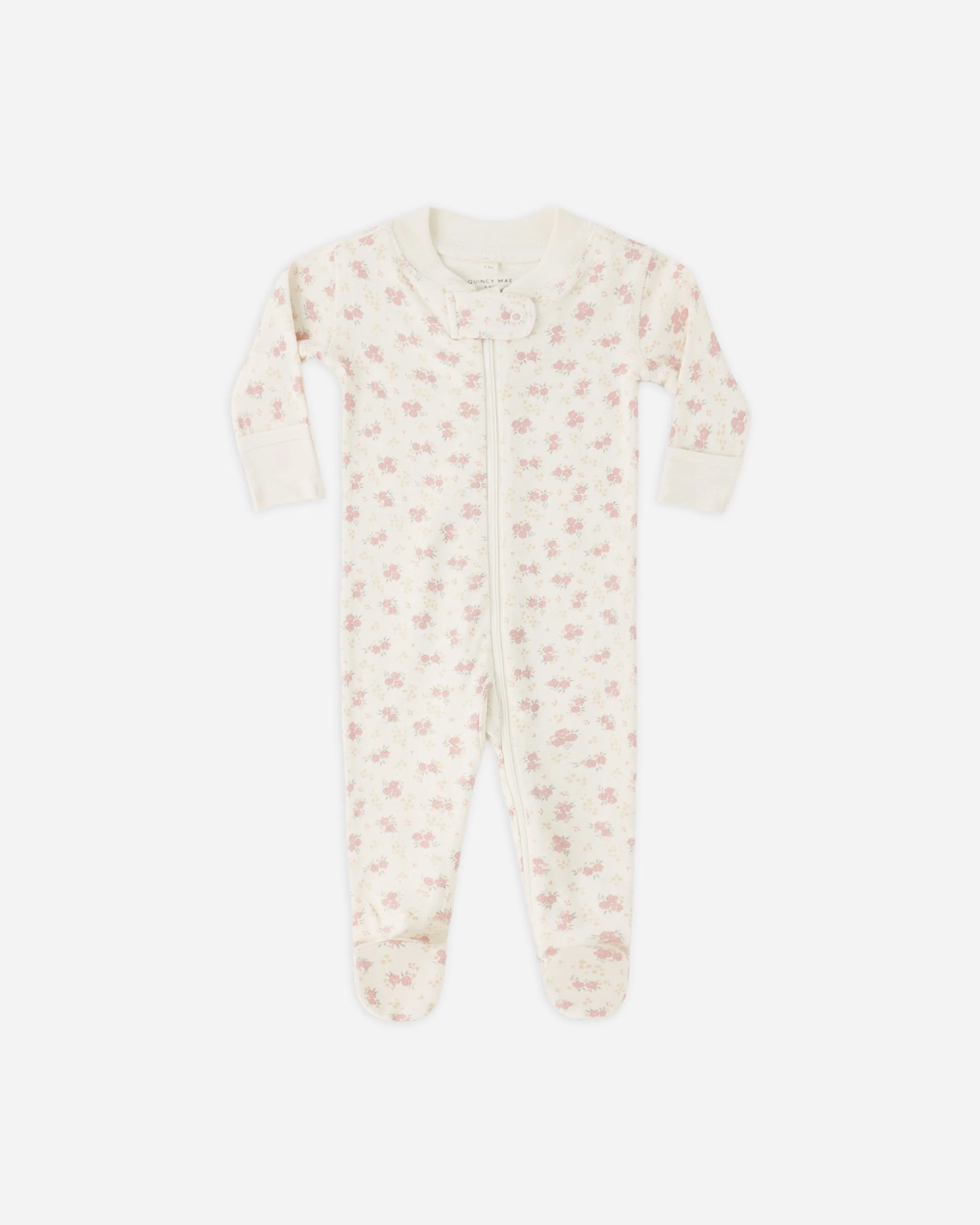 Zip Long Sleeve Sleeper Footie Flower Field