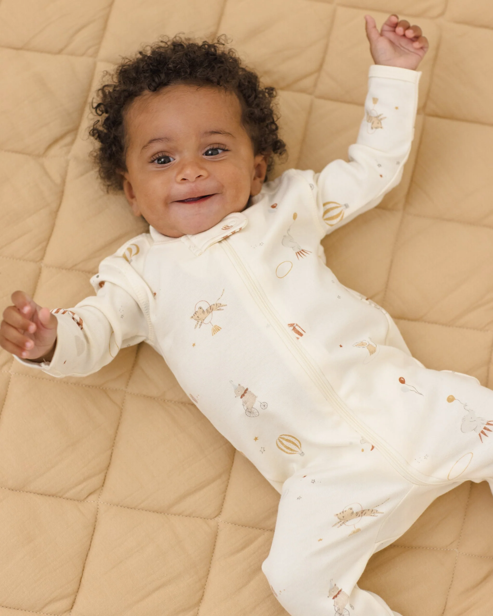 Zip Longsleeve Sleeper Footie Carnival - Image 2