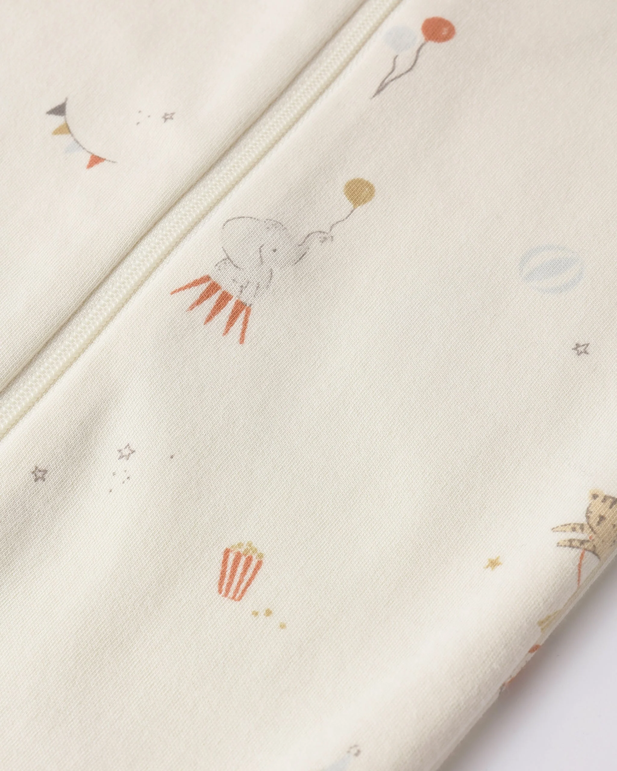Zip Longsleeve Sleeper Footie Carnival - Image 6