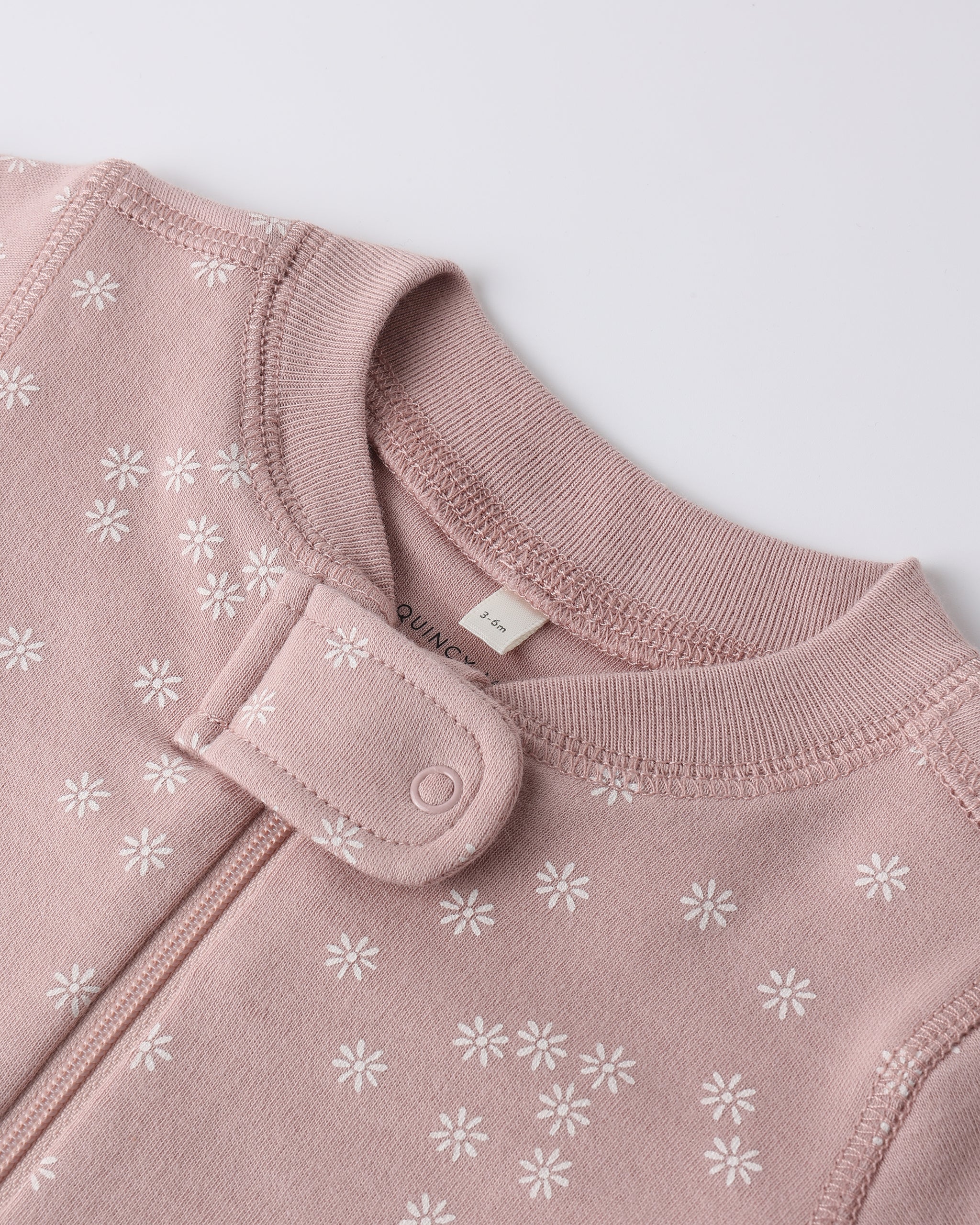 Zip Longsleeve Sleeper Mauve Daisy - Image 6