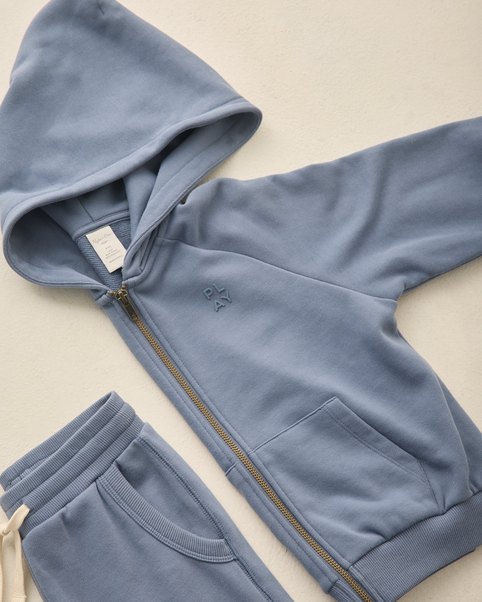 Zip Raglan Hoodie Marine - Image 7
